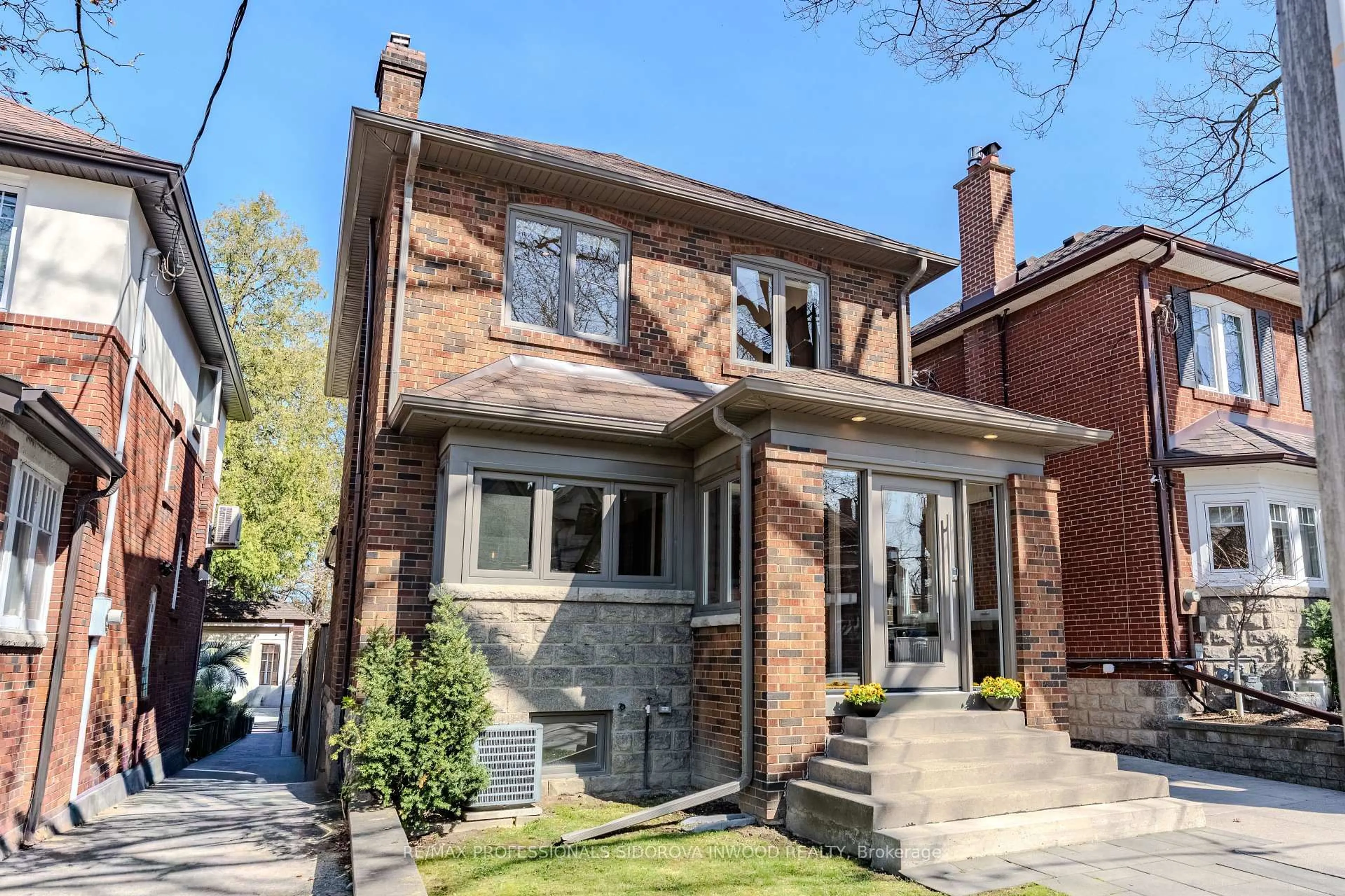 Home with brick exterior material, street for 17 Mossom Rd, Toronto Ontario M6S 1L9