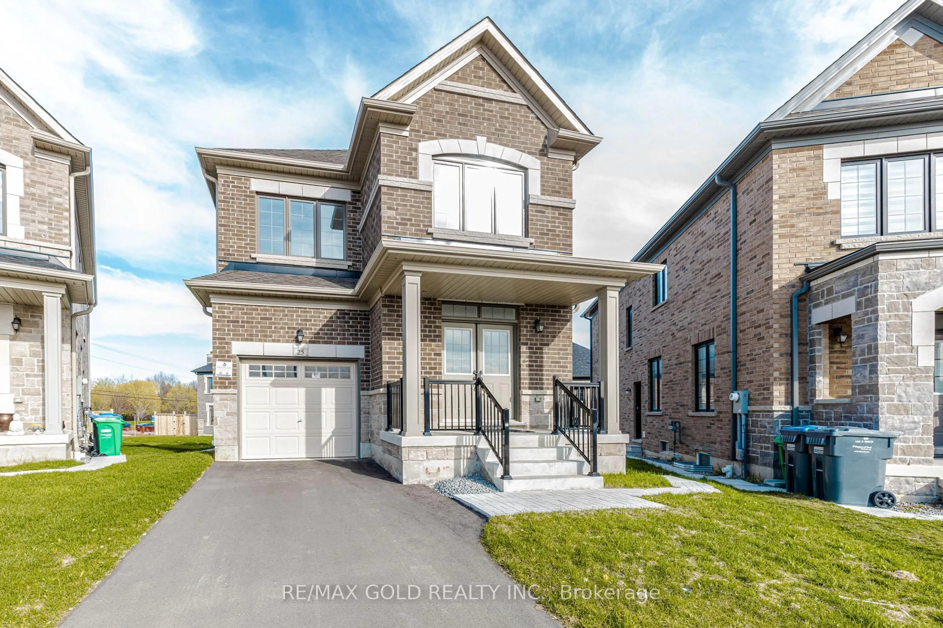 Home with brick exterior material, street for 25 Sapwood Cres, Brampton Ontario L6Z 0K8