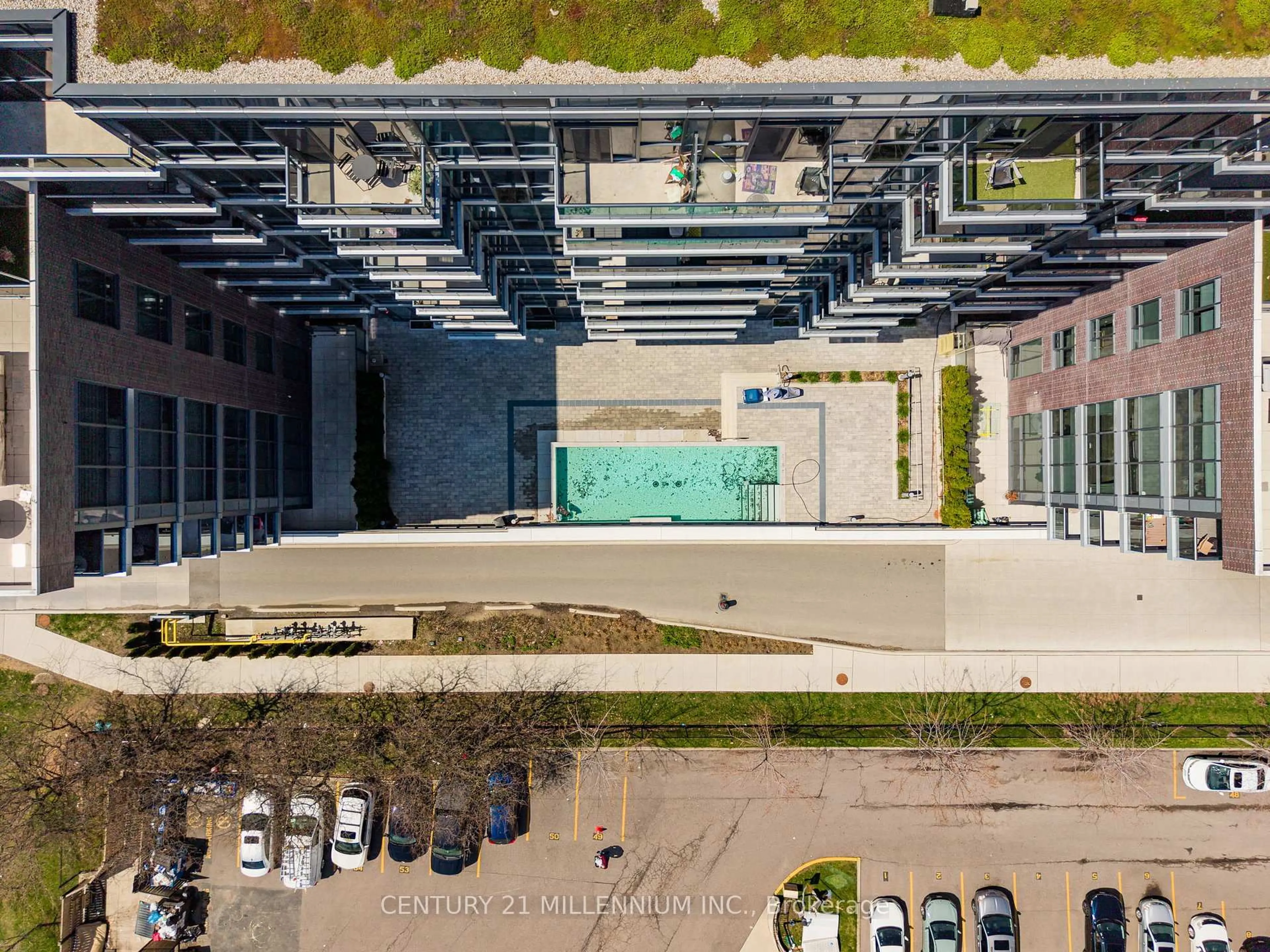 A pic from outside/outdoor area/front of a property/back of a property/a pic from drone, city buildings view from balcony for 10 Gibbs Rd #1013, Toronto Ontario M9B 0E2