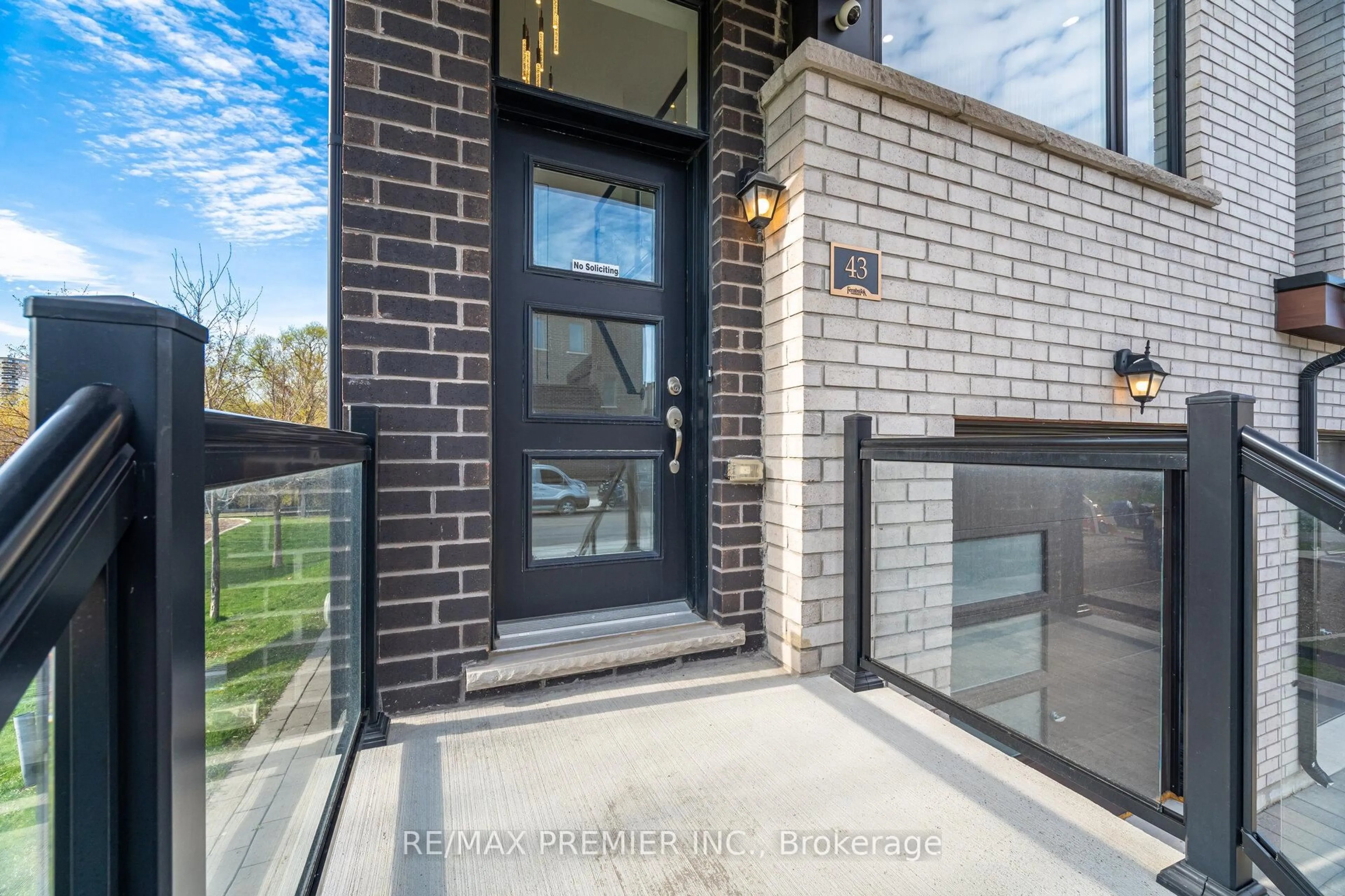 Home with brick exterior material, street for 43 Wild Rose Gdns, Toronto Ontario M6L 0A5