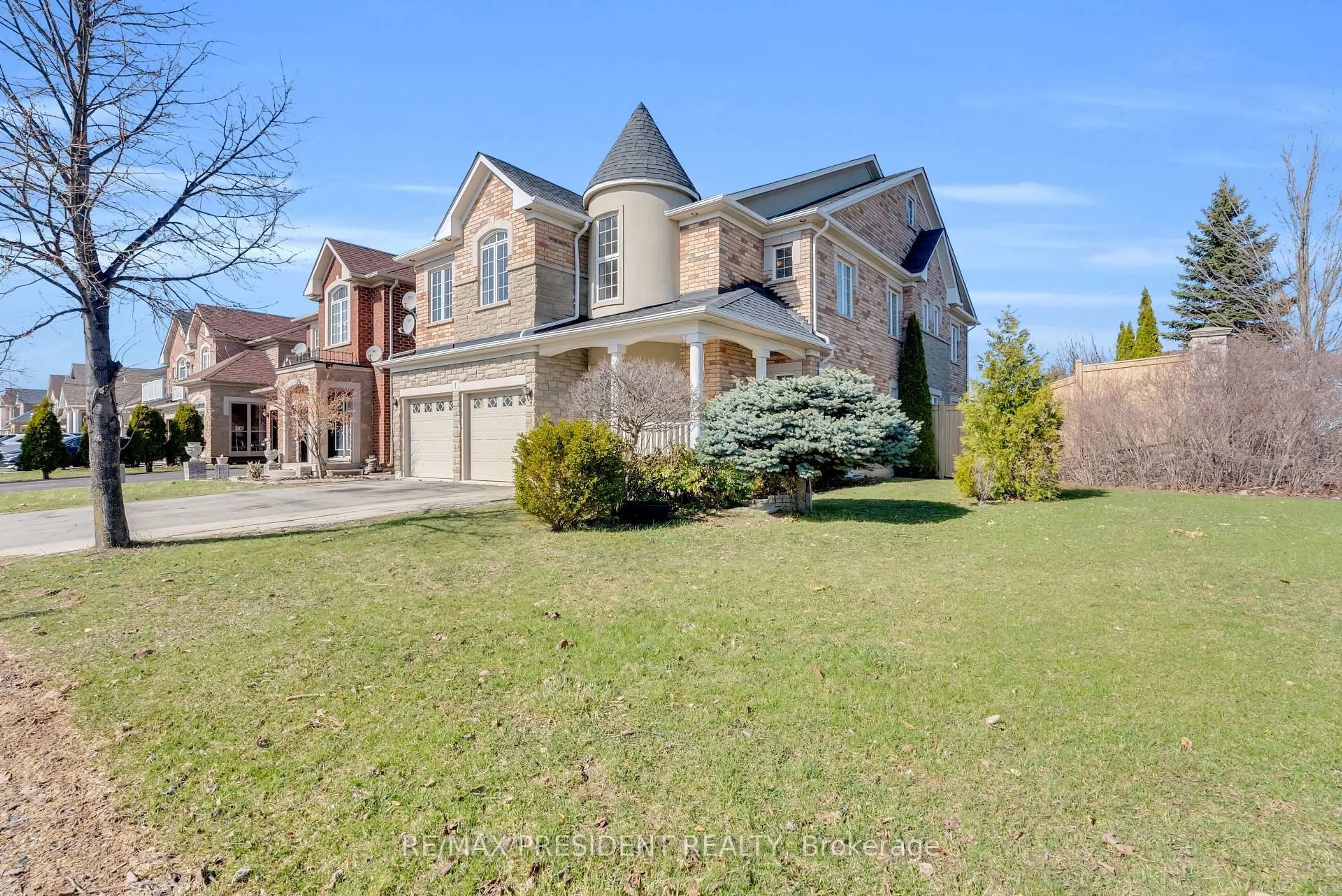 Home with brick exterior material, street for 1 Crown Victoria Dr, Brampton Ontario L7A 3A2