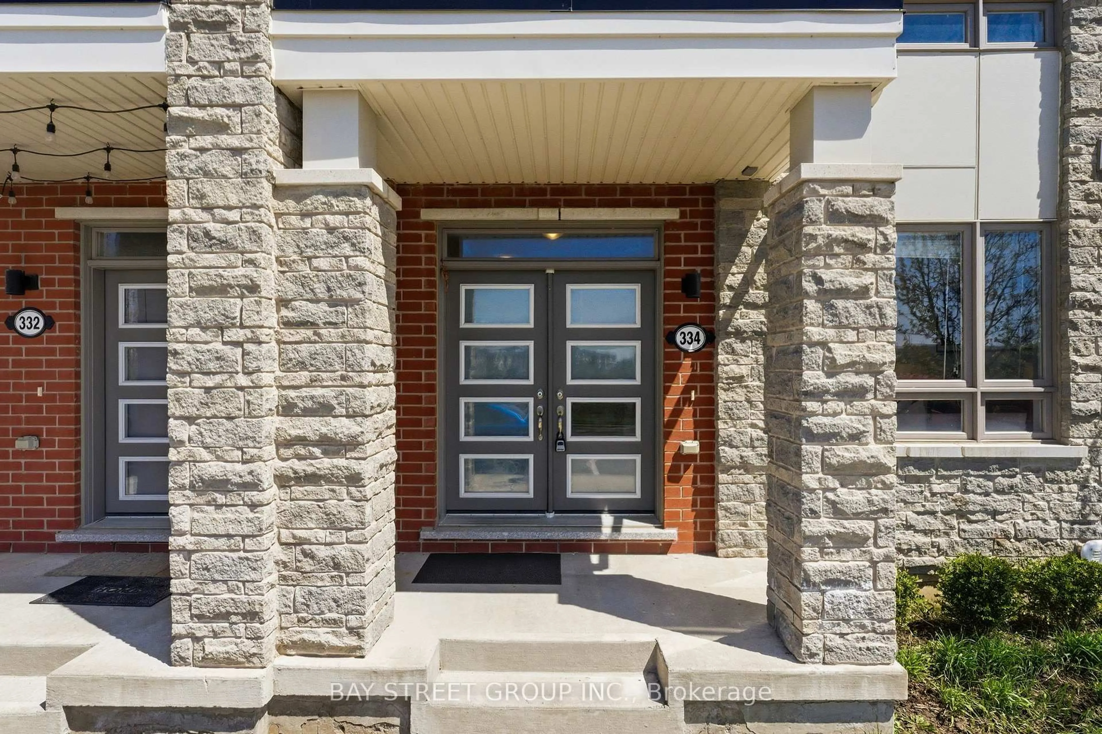 Home with brick exterior material, street for 334 Lagerfeld Dr, Brampton Ontario L7A 5G8