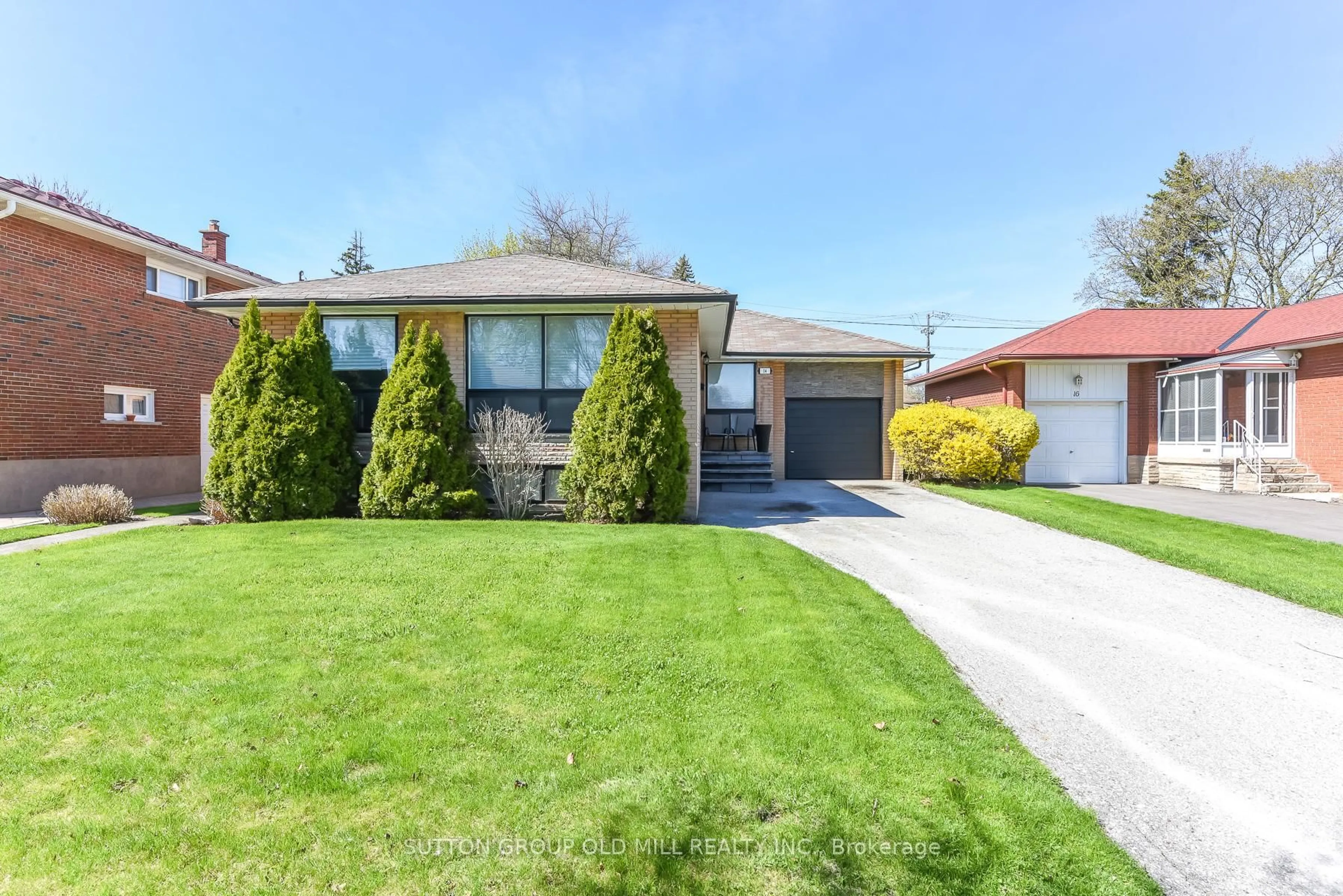 Home with brick exterior material, street for 14 Shipley Rd, Toronto Ontario M9R 3H8