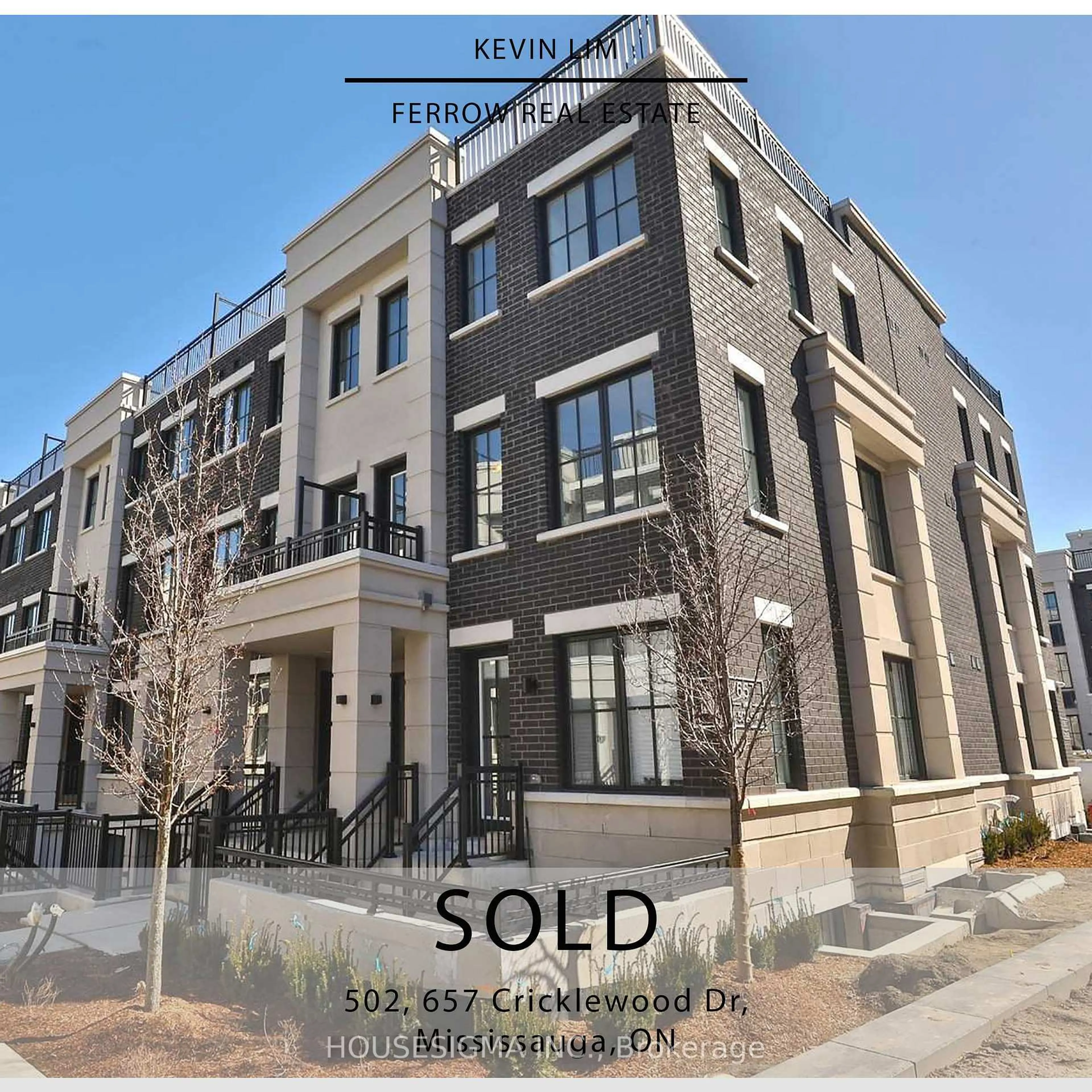 A pic from outside/outdoor area/front of a property/back of a property/a pic from drone, street for 657 Cricklewood Dr #502, Mississauga Ontario L5G 0B8