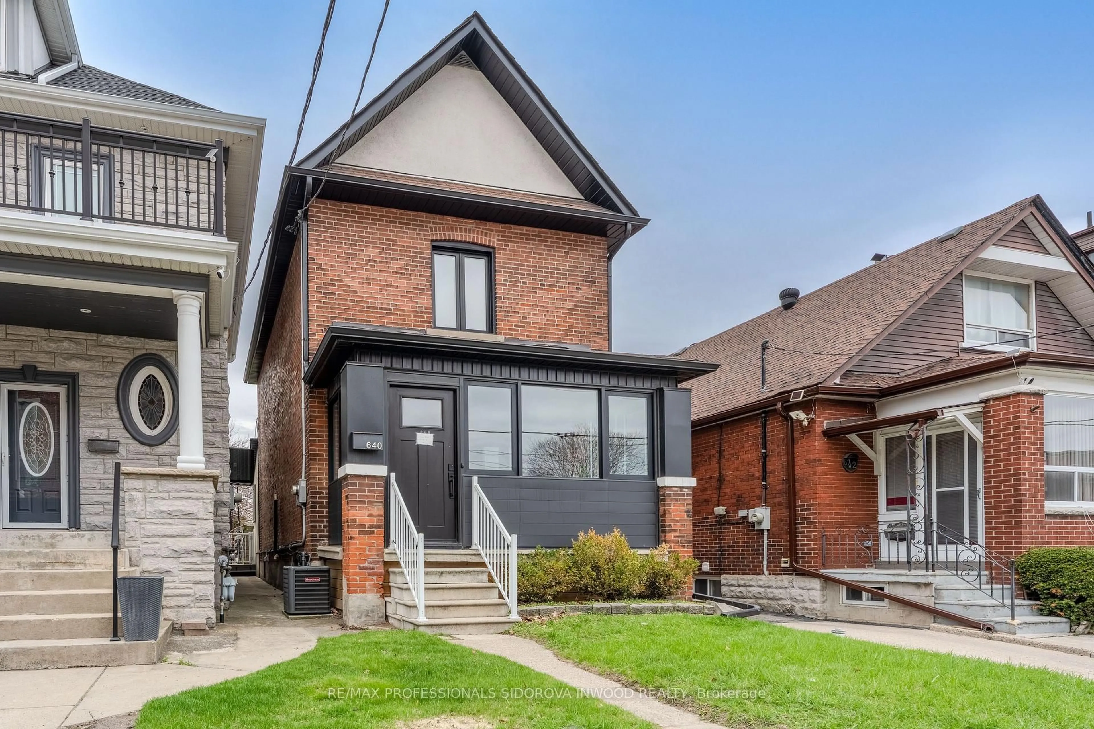 Home with brick exterior material, street for 640 Runnymede Rd, Toronto Ontario M6S 3A2