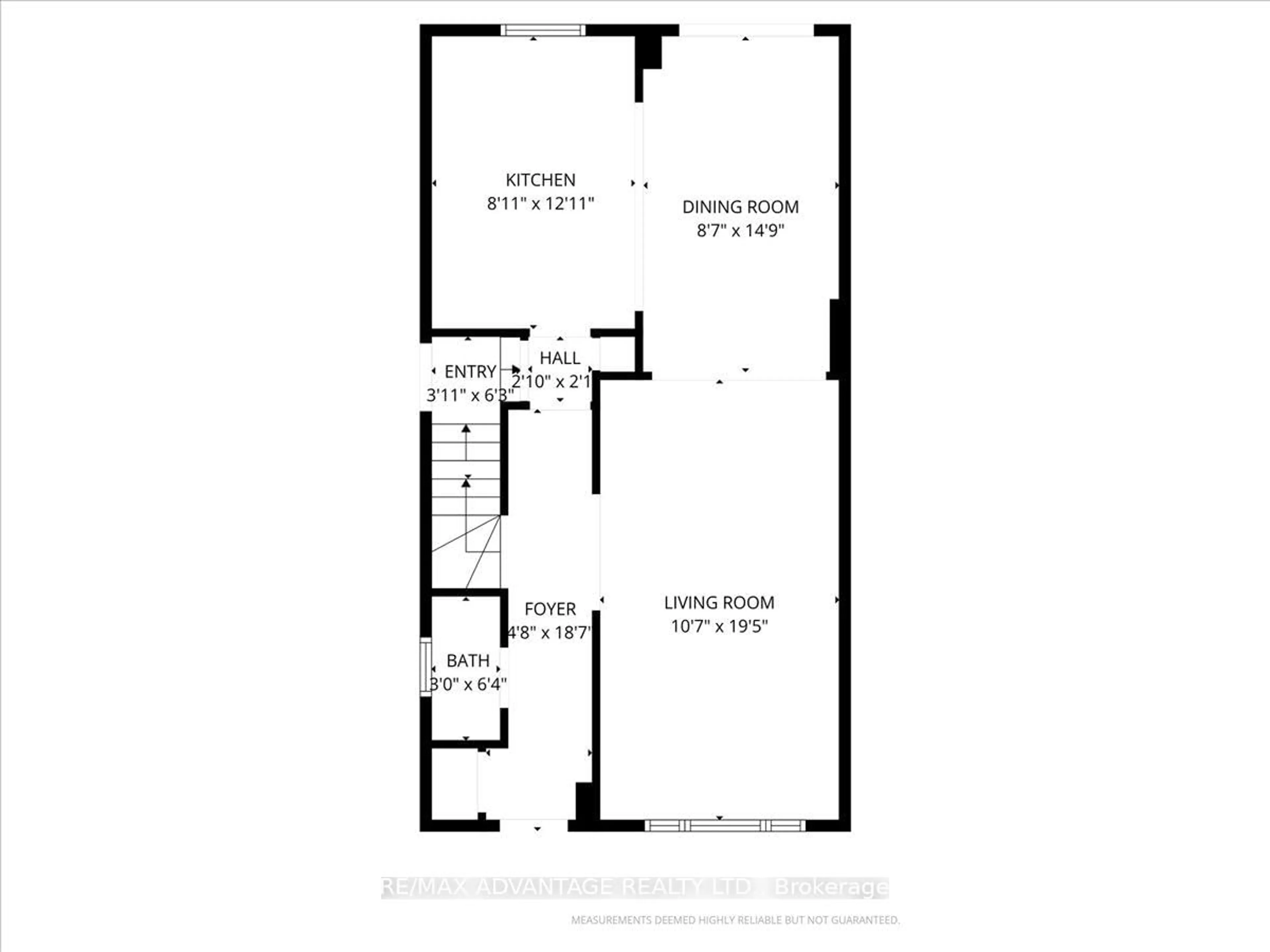 Floor plan for 3218 Mainsail Cres, Mississauga Ontario L5L 1H2