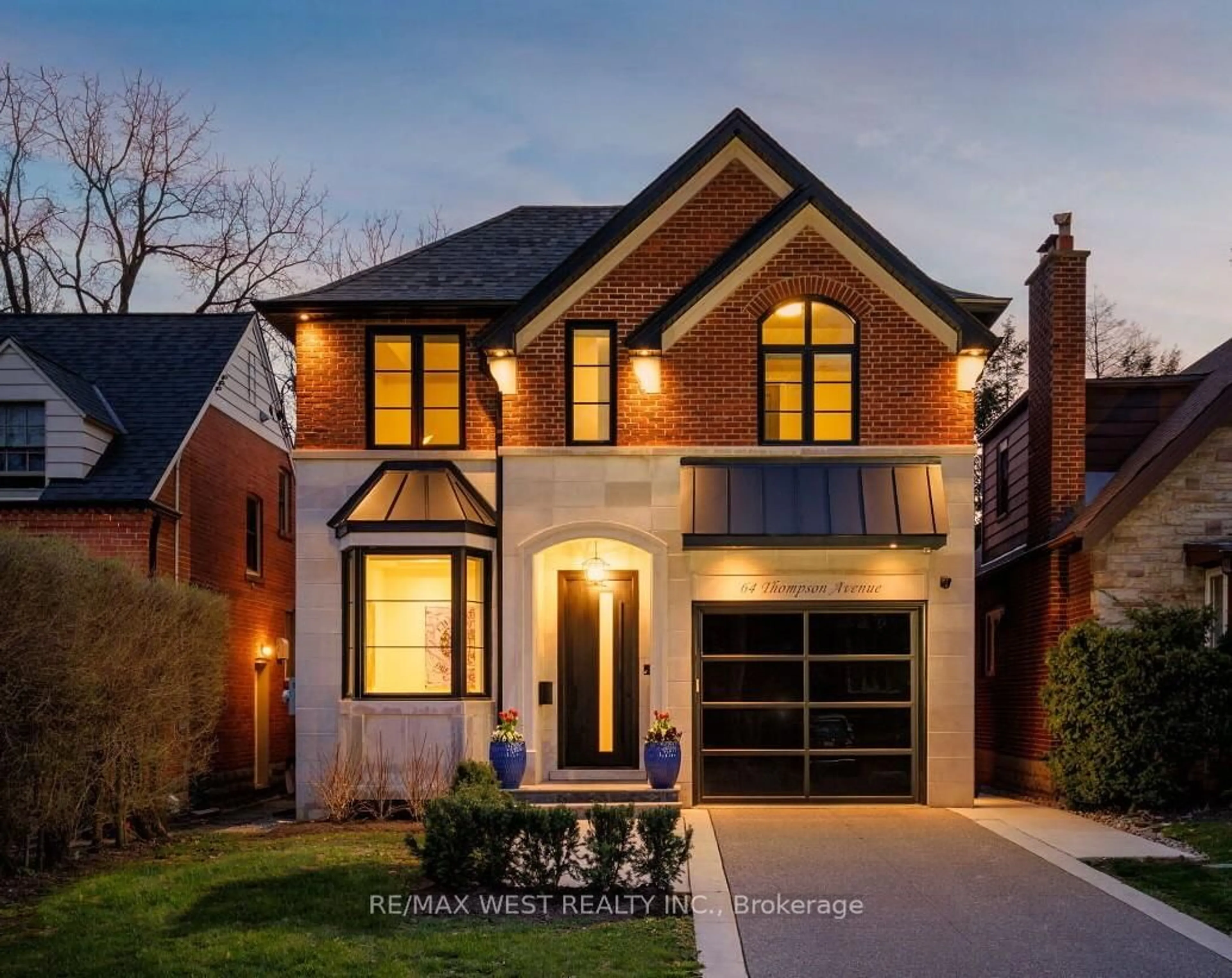 Home with brick exterior material, street for 64 Thompson Ave, Toronto Ontario M8Z 3T4
