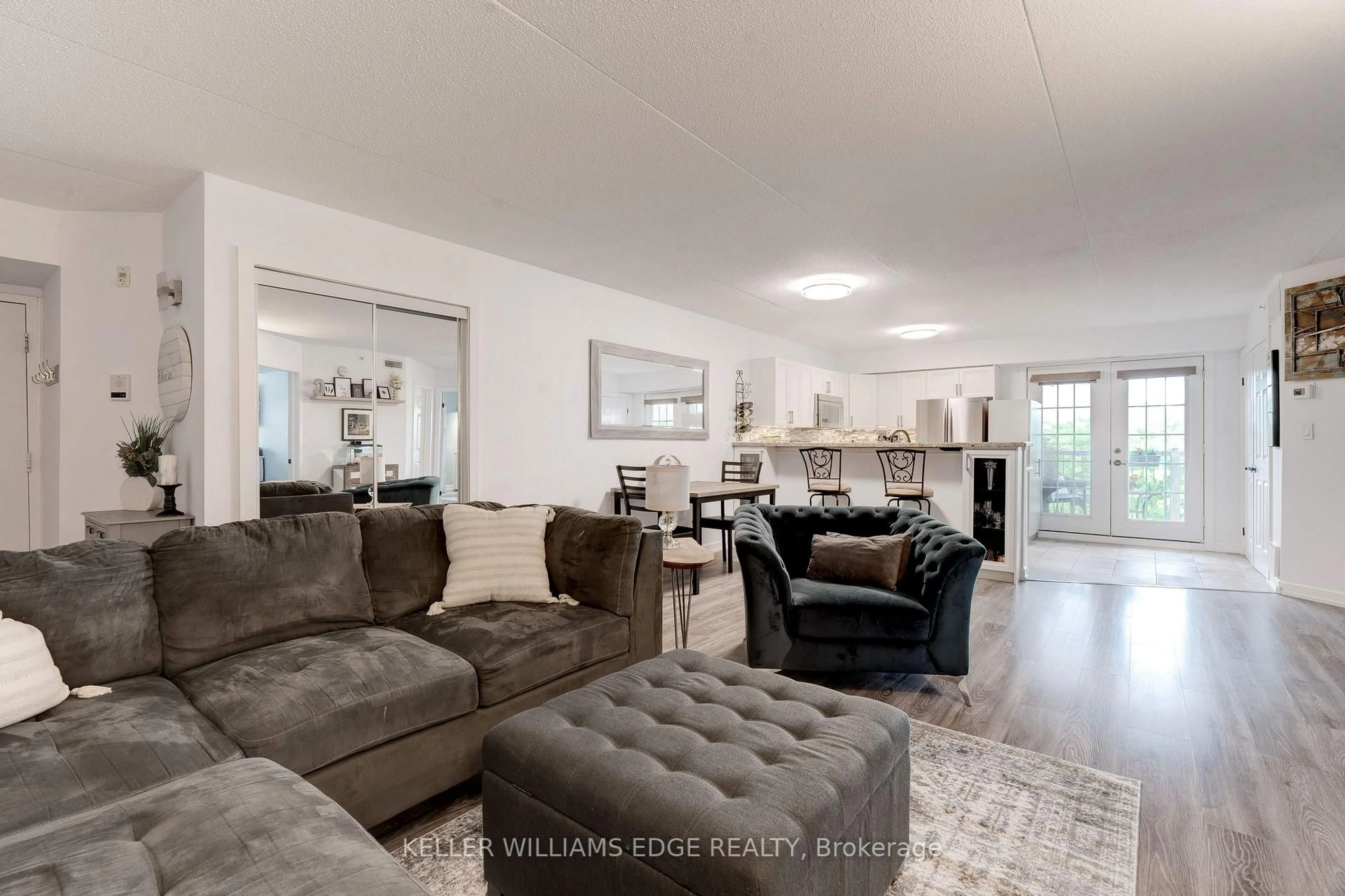 Living room with furniture, unknown for 1800 Walker's Line #302, Burlington Ontario L7M 4V2