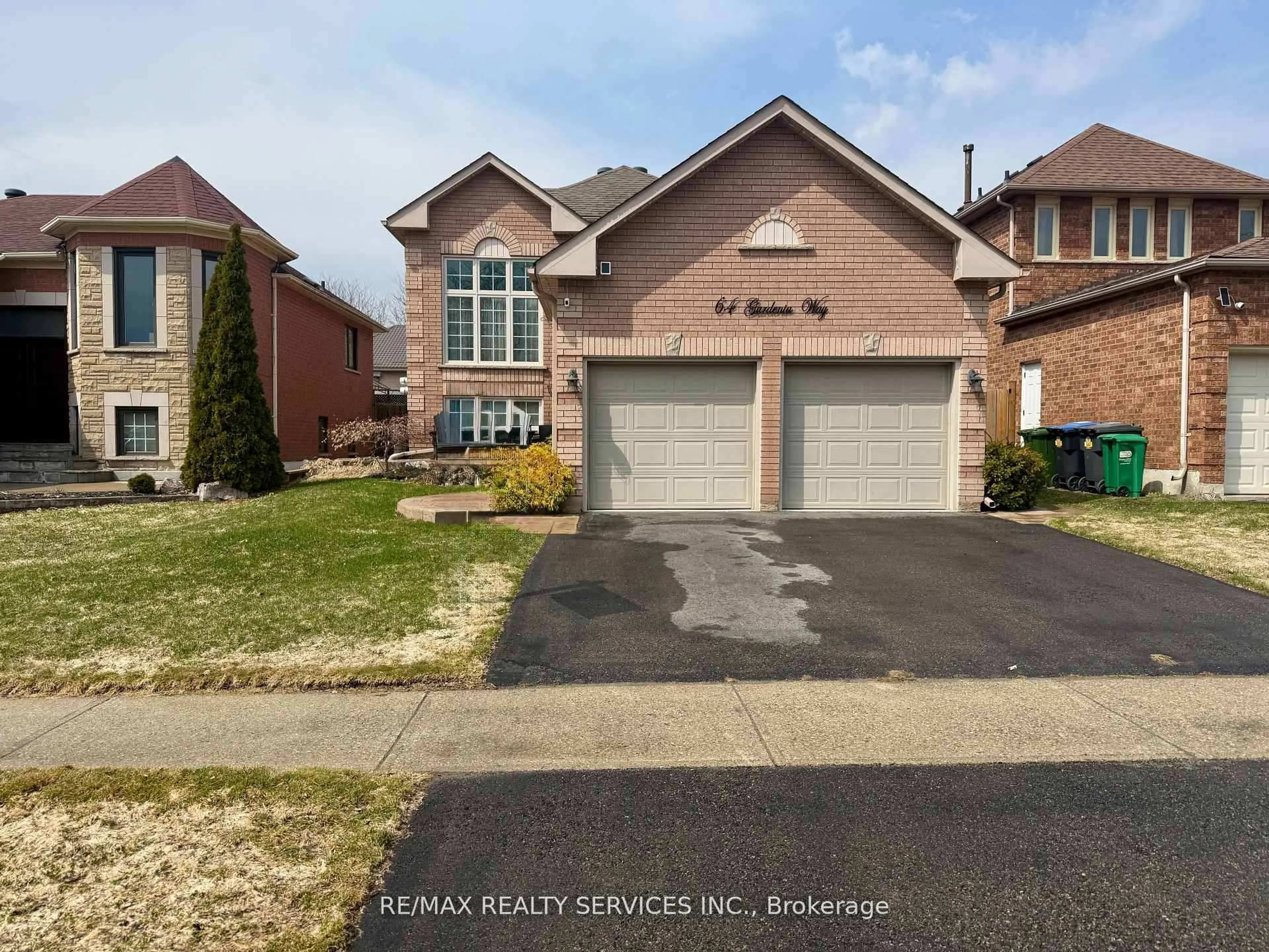 Home with brick exterior material, street for 64 Gardenia Way, Caledon Ontario L7C 1A8