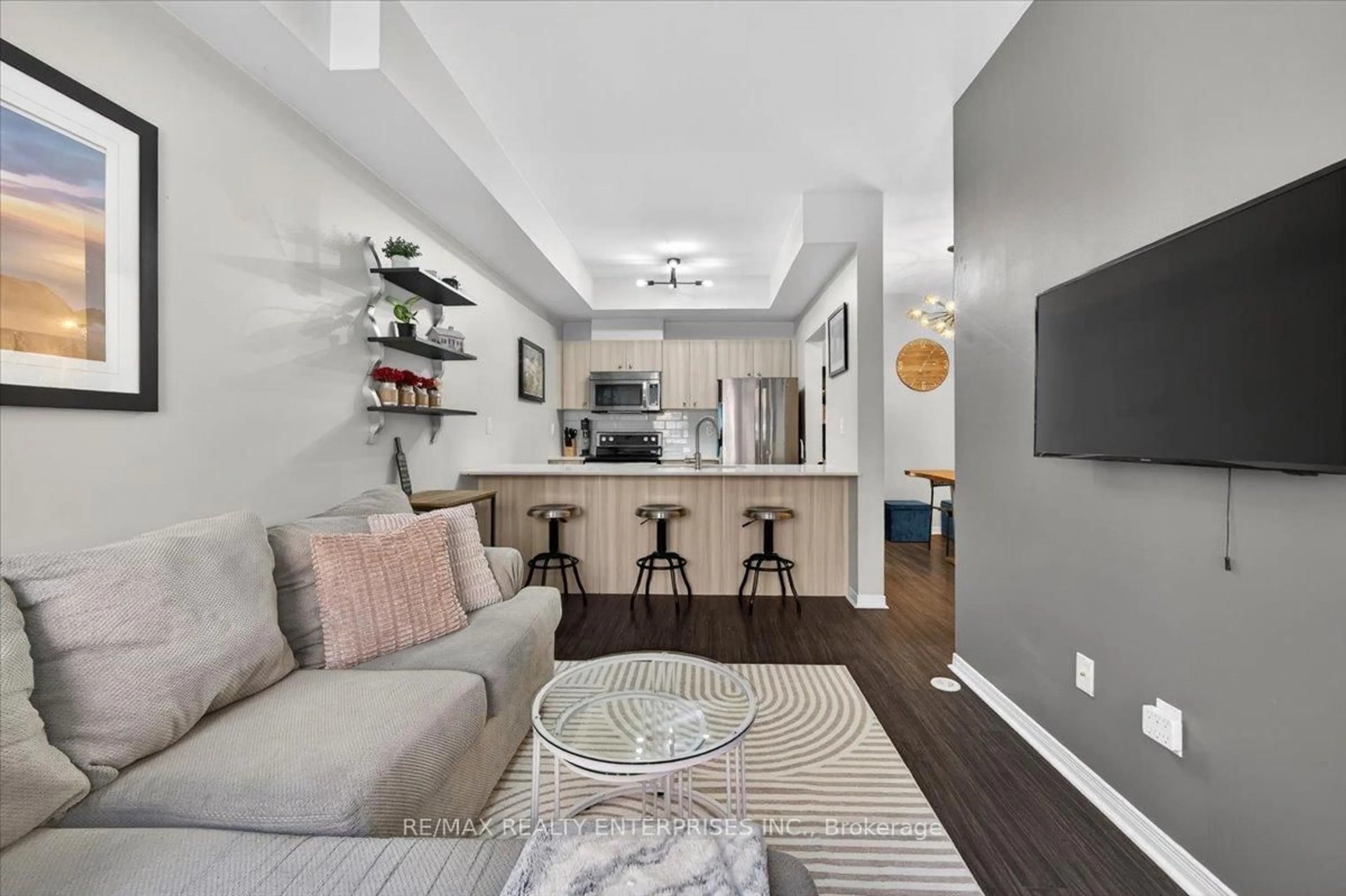 Living room with furniture, unknown for 871 Wilson Ave #21, Toronto Ontario M3K 1E6