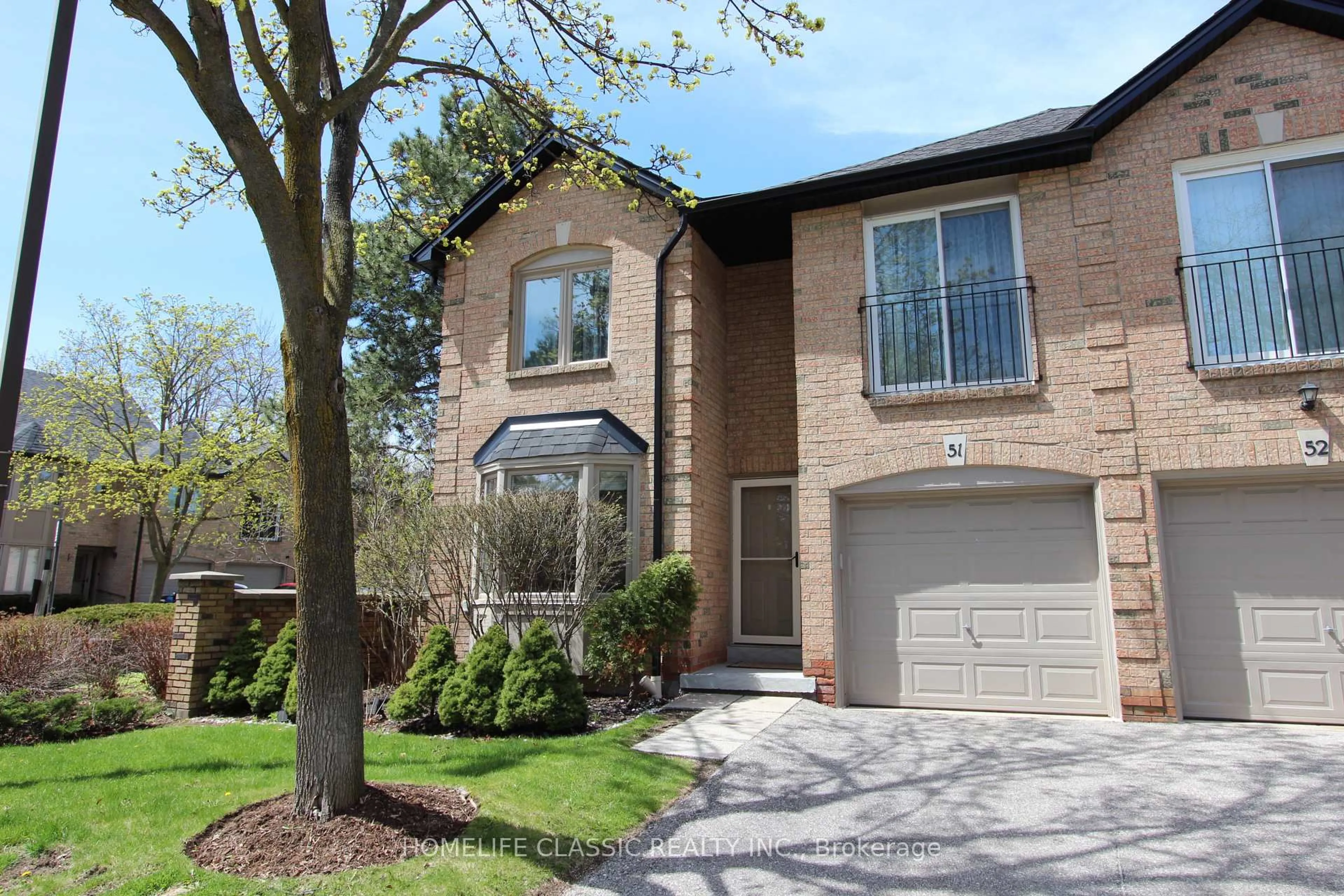 Home with brick exterior material, street for 4635 Regents Terr #51, Mississauga Ontario L5R 1W8