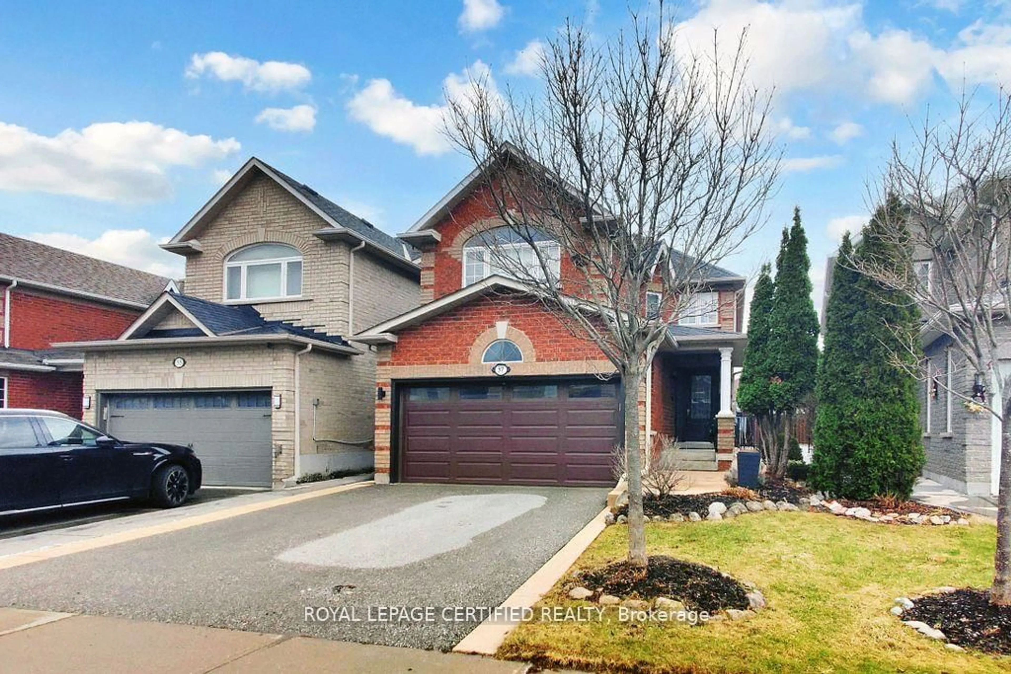Home with brick exterior material, street for 57 Humbershed Cres, Caledon Ontario L7E 2X4
