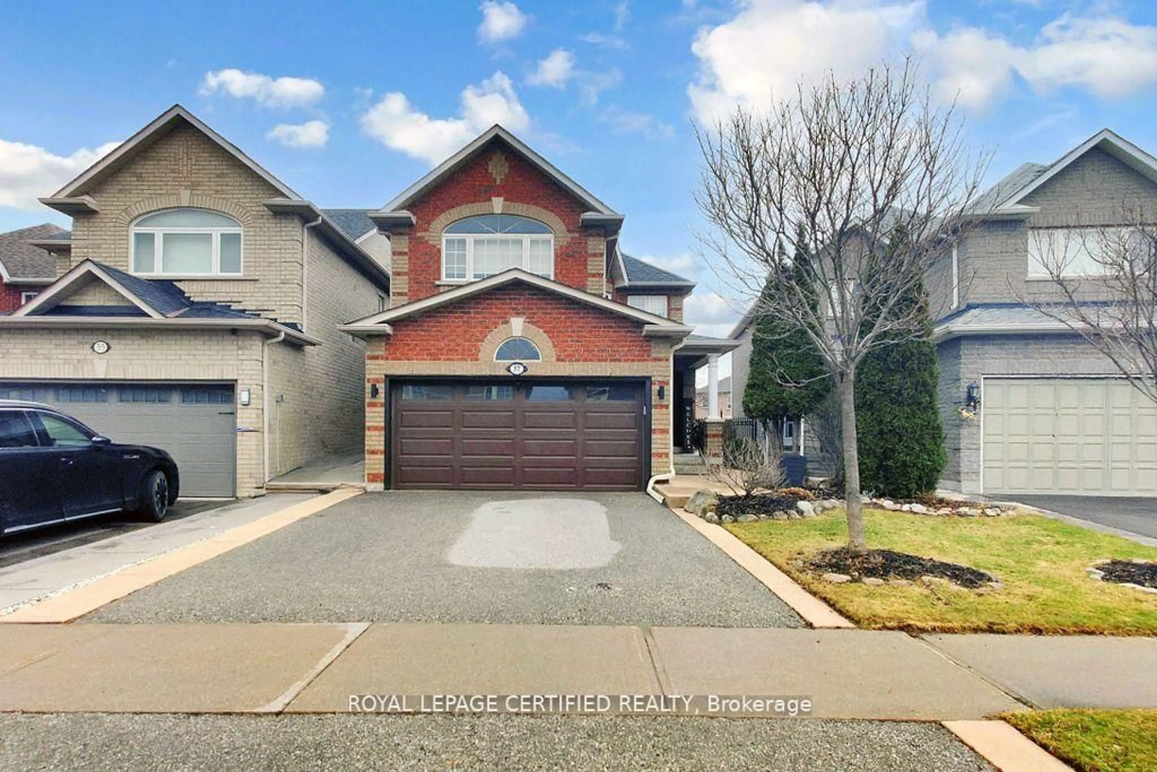 Home with brick exterior material, street for 57 Humbershed Cres, Caledon Ontario L7E 2X4
