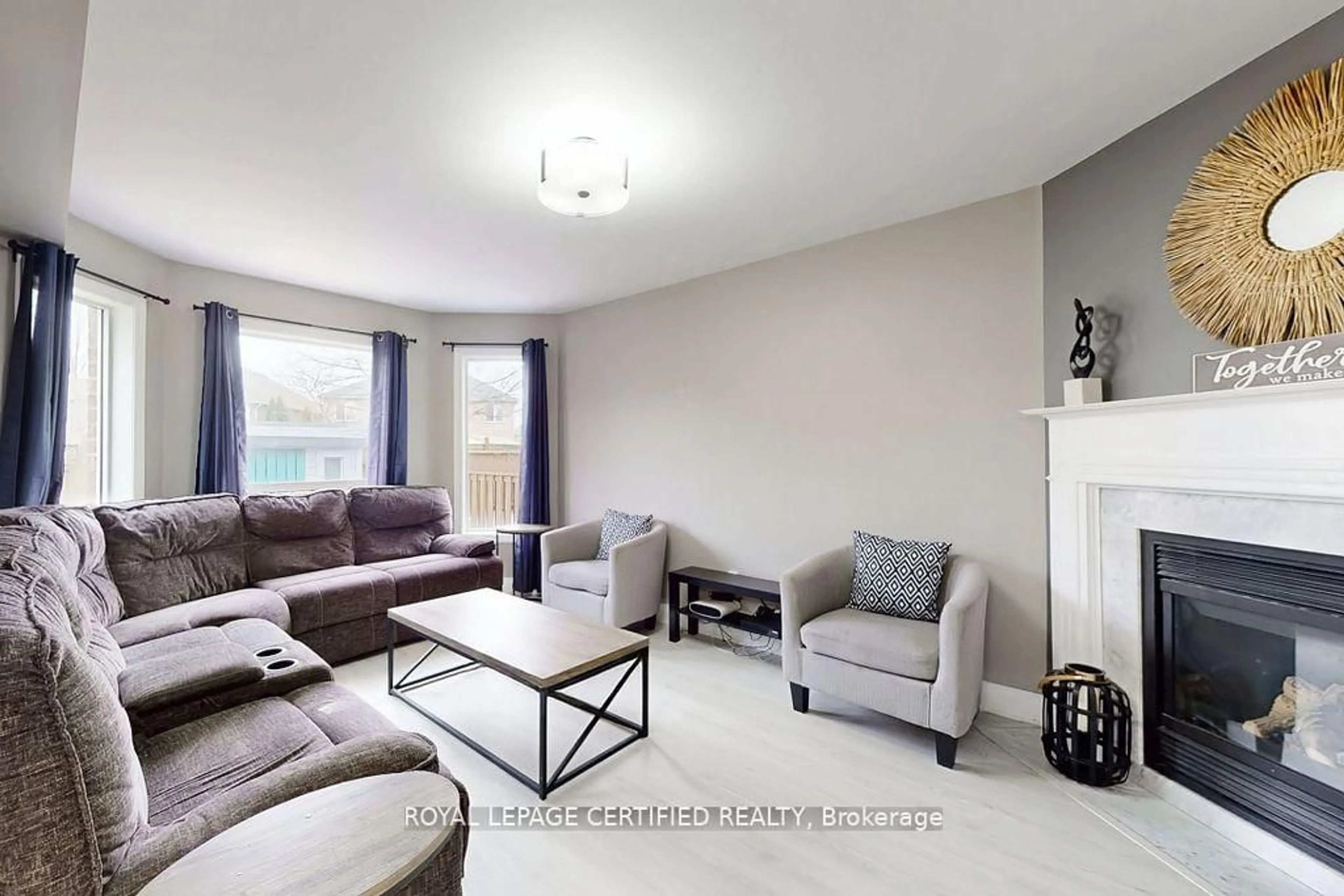 Living room with furniture, unknown for 57 Humbershed Cres, Caledon Ontario L7E 2X4