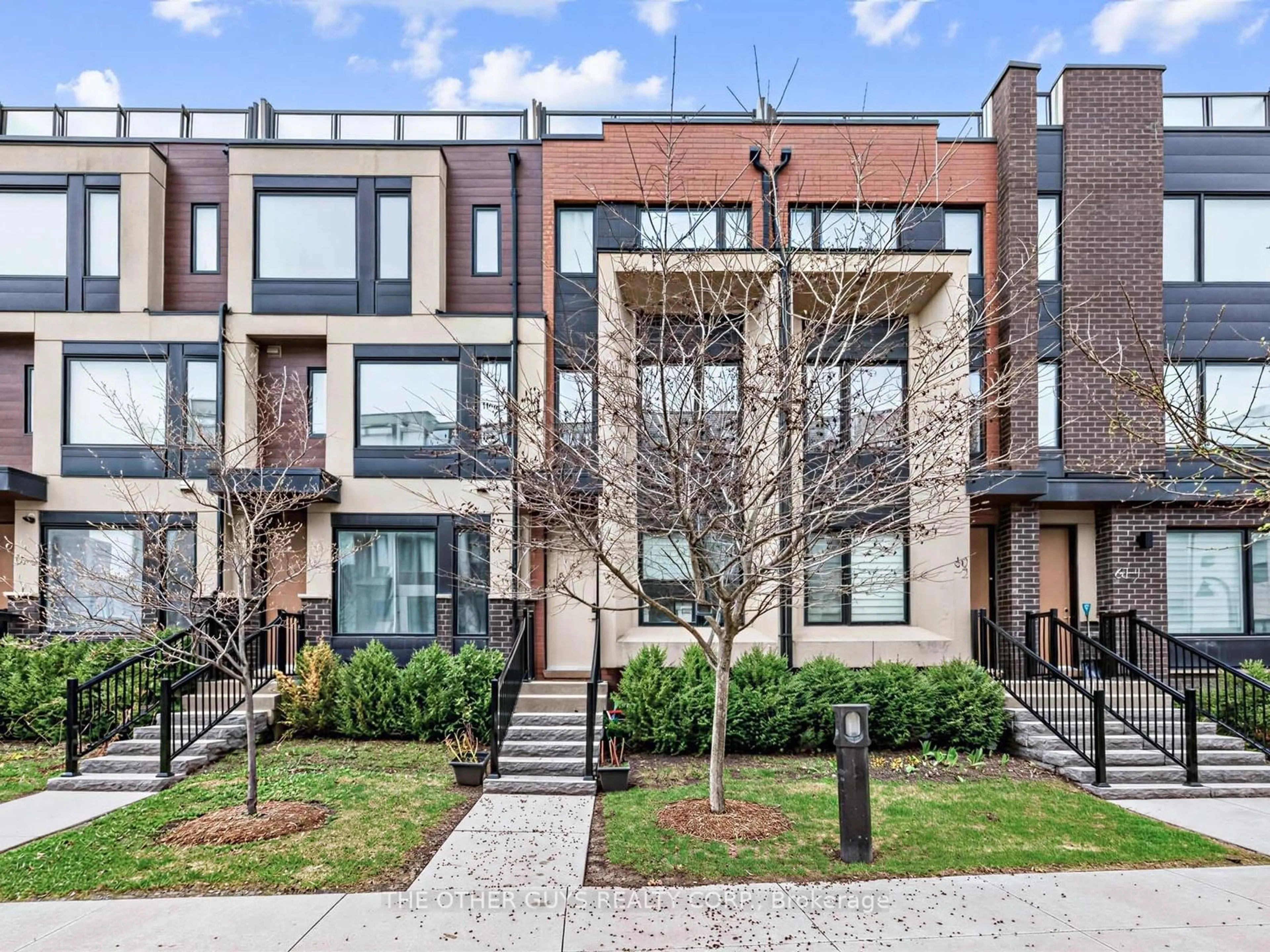 Home with brick exterior material, street for 60 Thomas Mulholland Dr #3, Toronto Ontario M3K 0A6