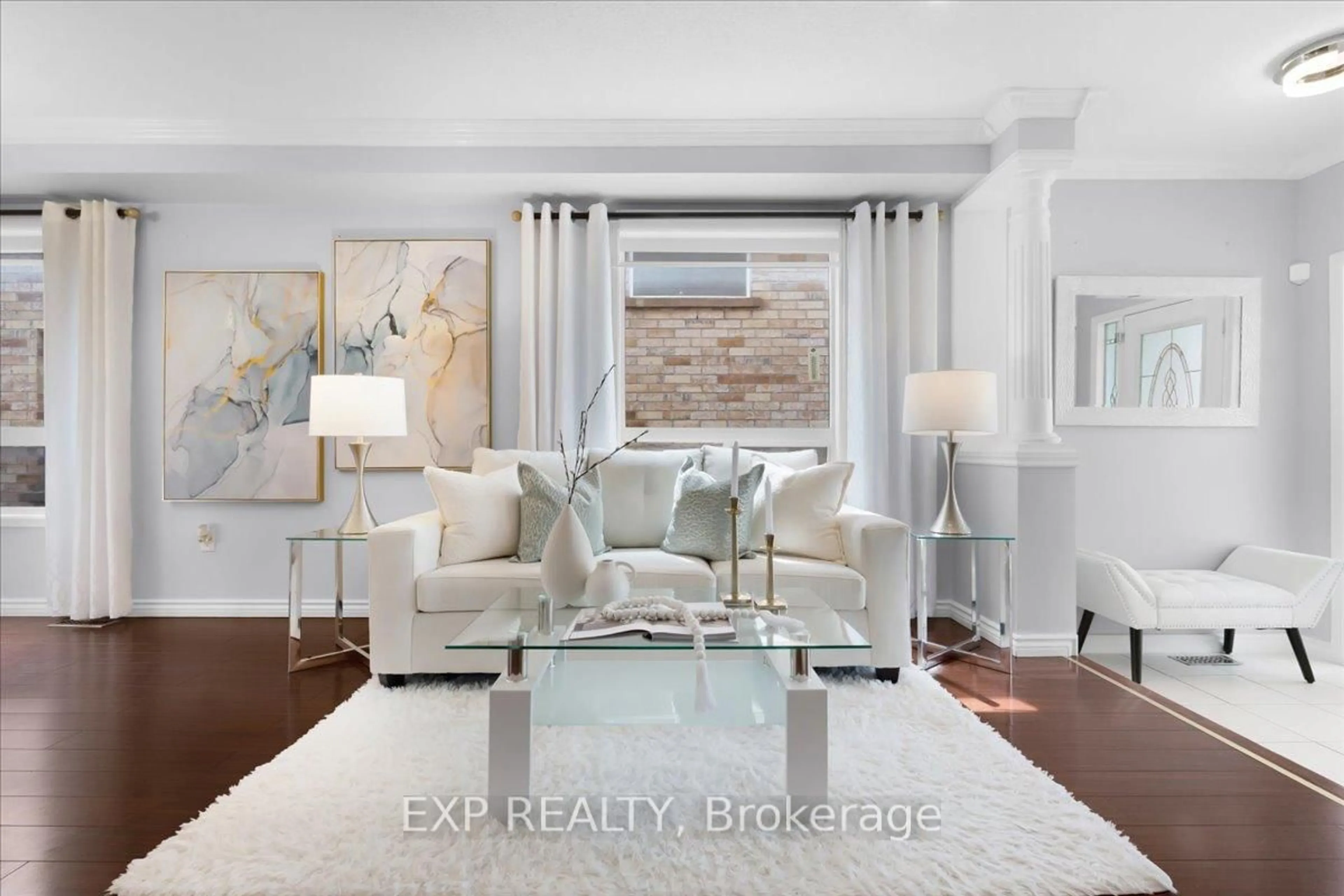 Living room with furniture, unknown for 67 El Camino Way, Brampton Ontario L7A 3B1