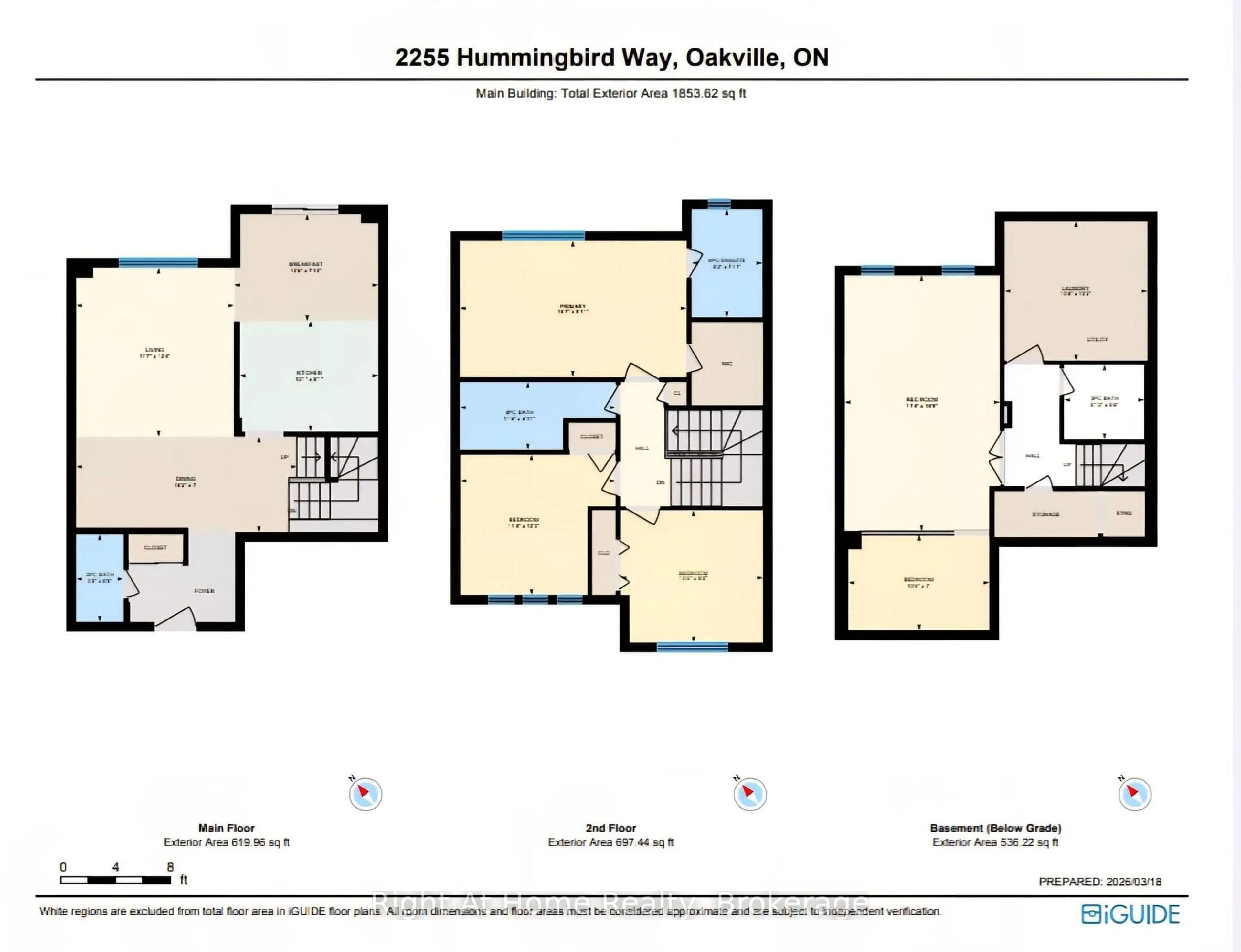 Floor plan for 2255 Hummingbird Way, Oakville Ontario L6M 3Z7