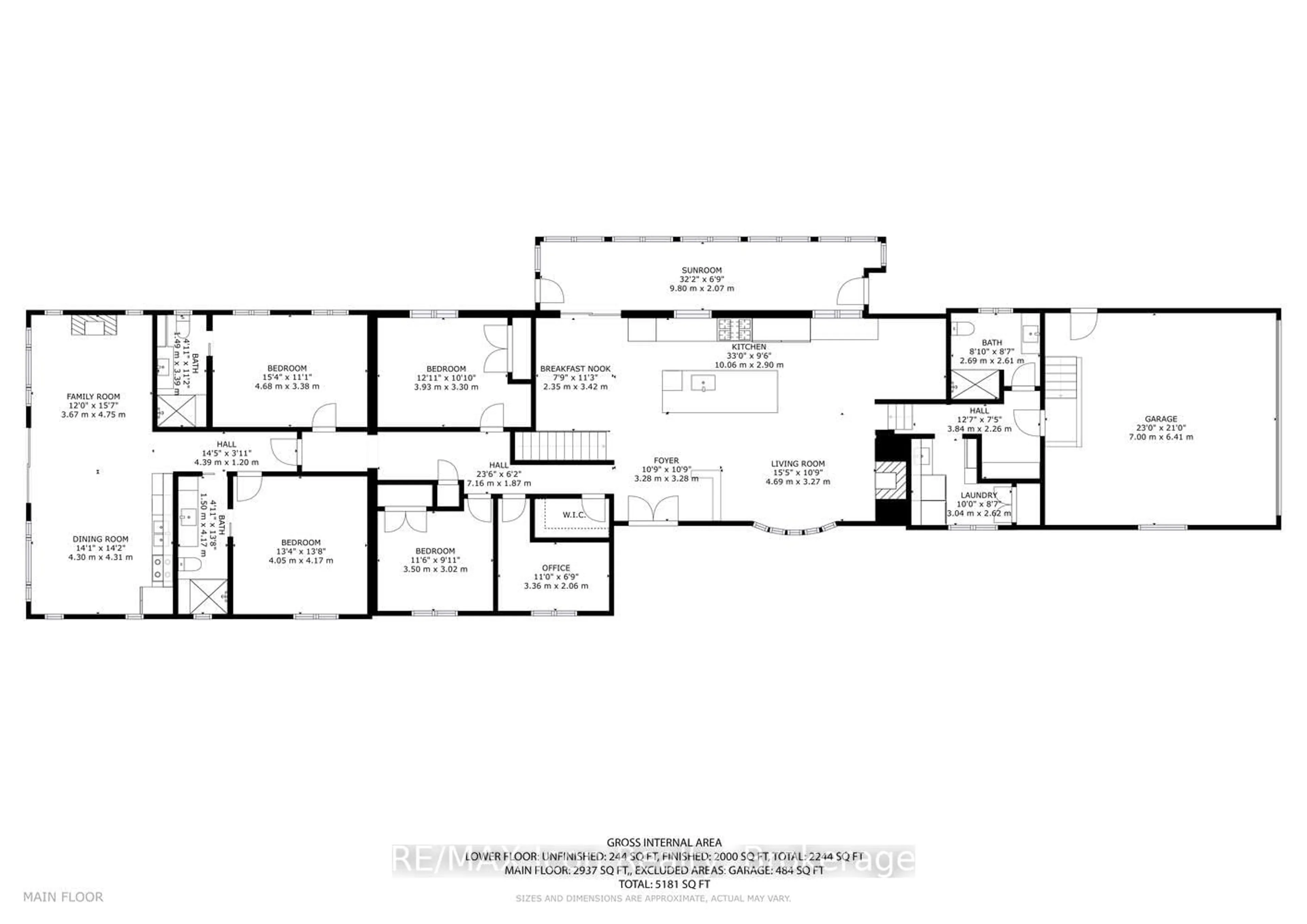 Floor plan for 12295 Sixth Line Nassagaweya Line, Milton Ontario L7J 2L7
