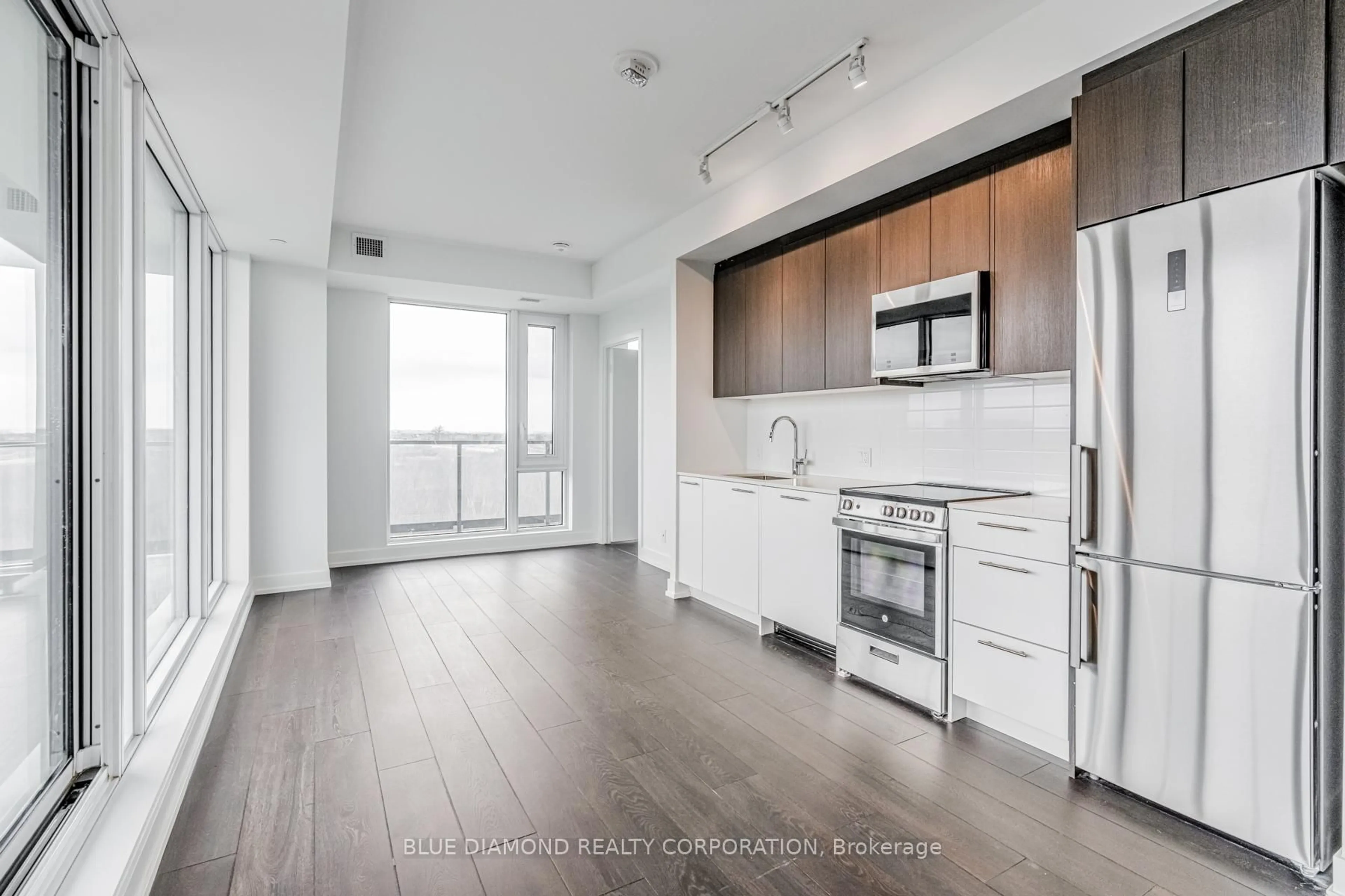 Open concept kitchen, unknown for 225 VETERANS Dr #N402, Brampton Ontario L7A 5L7