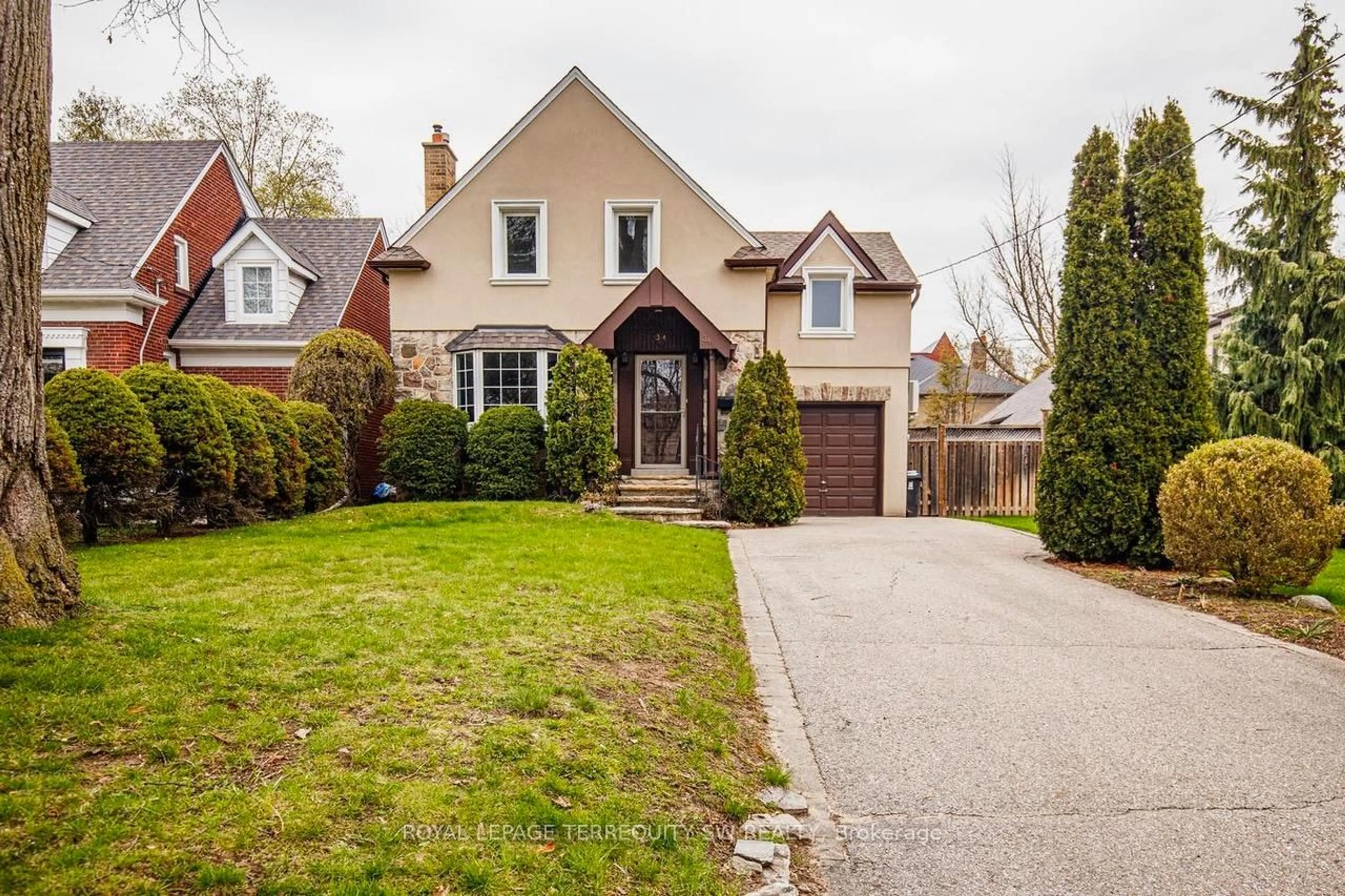 Home with brick exterior material, street for 34 Kingsgrove Blvd, Toronto Ontario M8X 1N7
