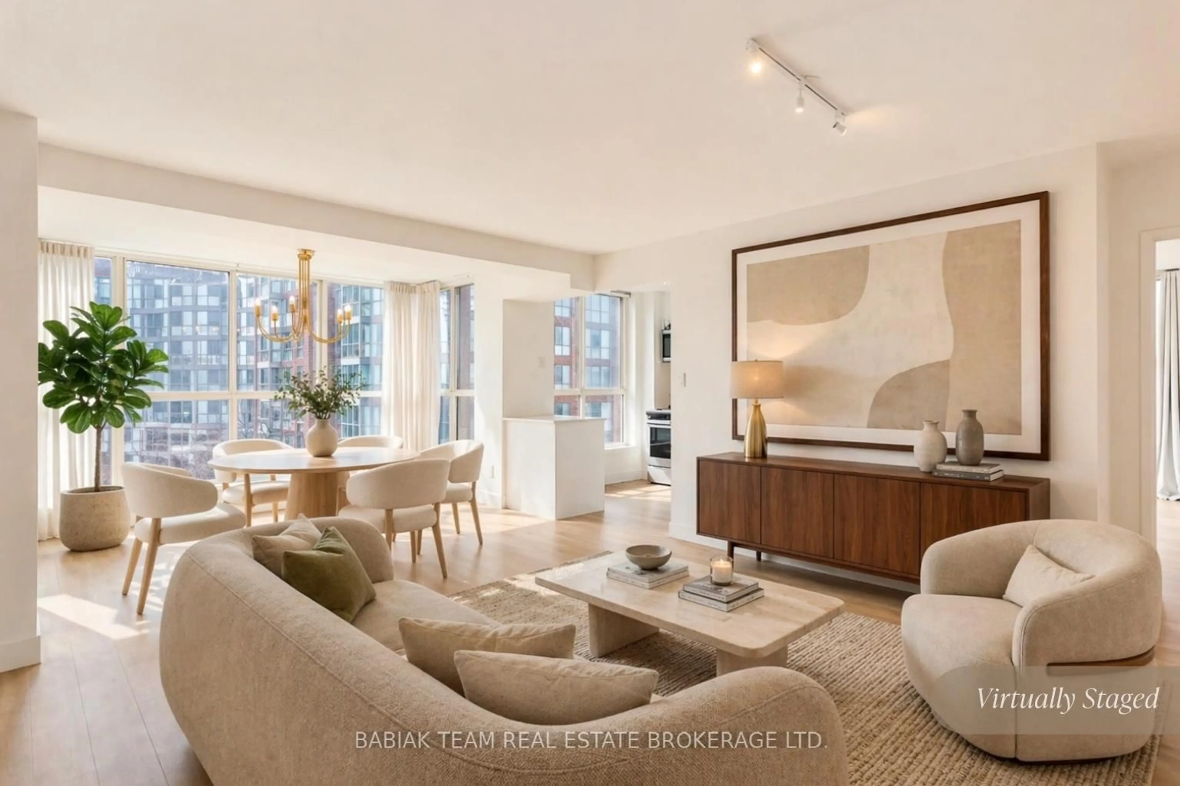 Living room with furniture, unknown for 24 Southport St #752, Toronto Ontario M6S 4Z1