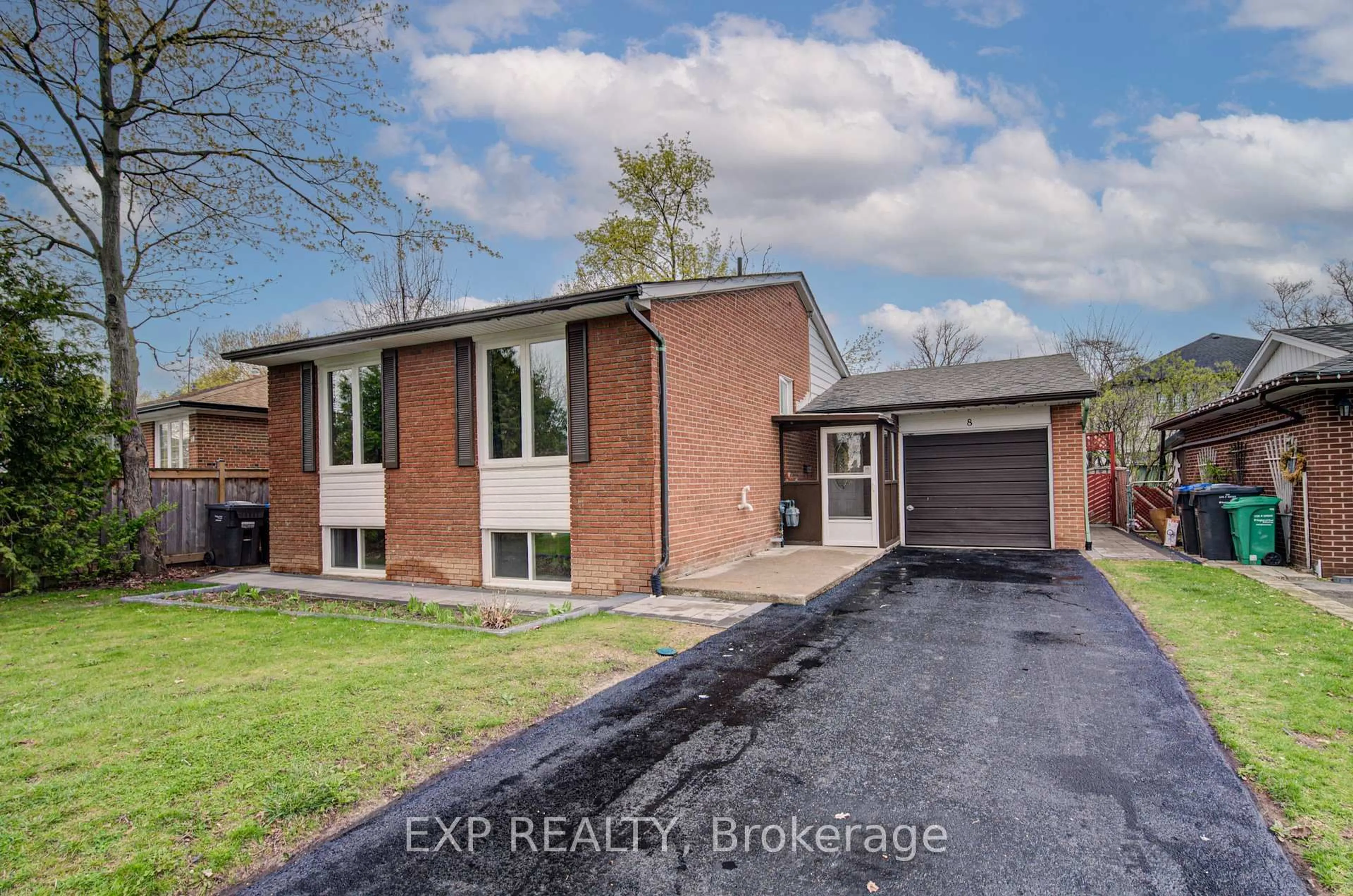 Home with brick exterior material, street for 8 Sanford Cres, Brampton Ontario L6X 2C3