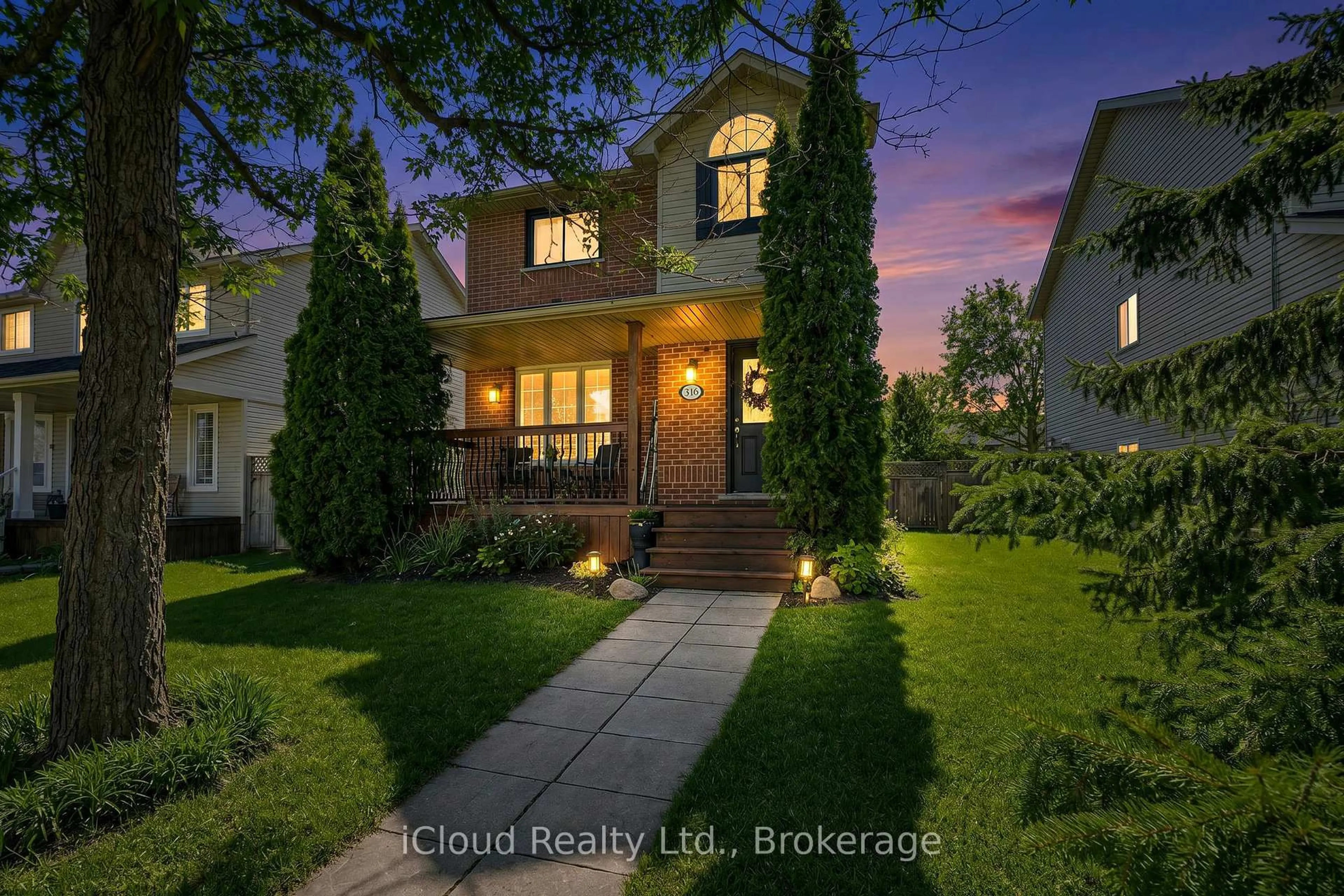 Home with brick exterior material, street for 316 Fern St, Orangeville Ontario L9W 5C1