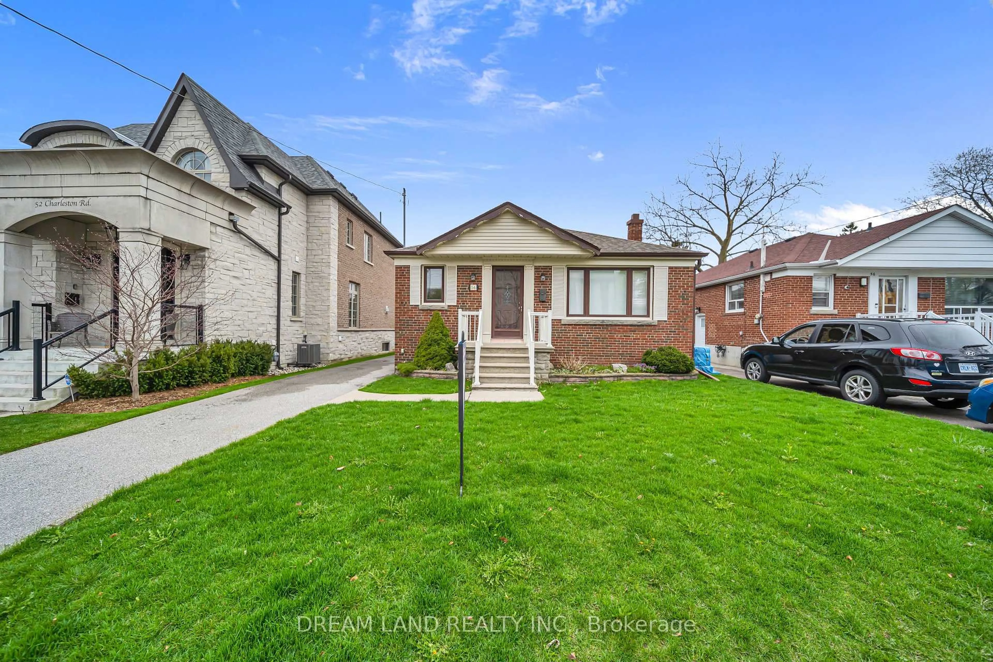 Home with brick exterior material, street for 54 Charleston Rd, Toronto Ontario M9B 4M9