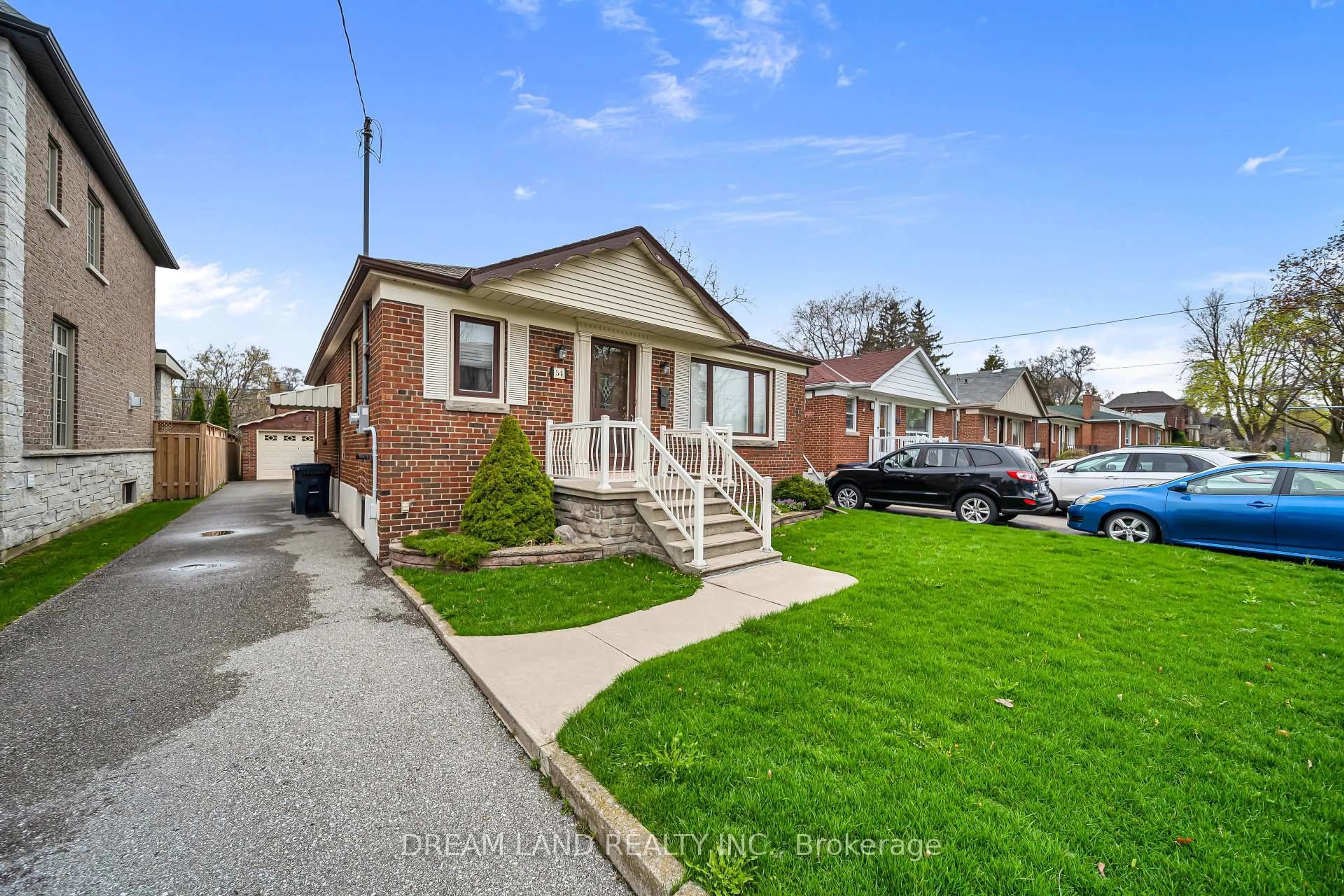 Home with brick exterior material, street for 54 Charleston Rd, Toronto Ontario M9B 4M9