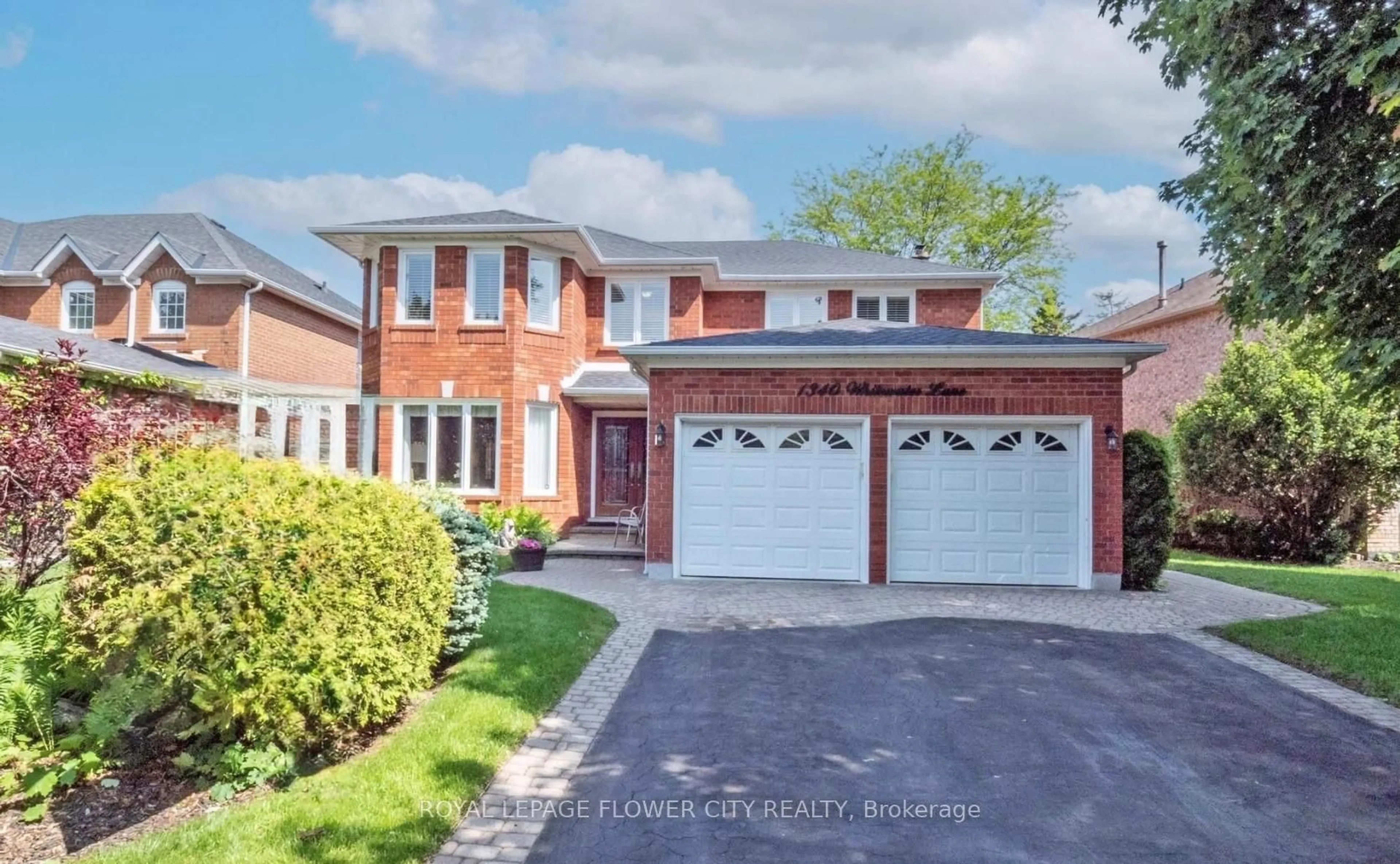 Home with brick exterior material, street for 1340 Whitewater Lane, Mississauga Ontario L5V 1L8
