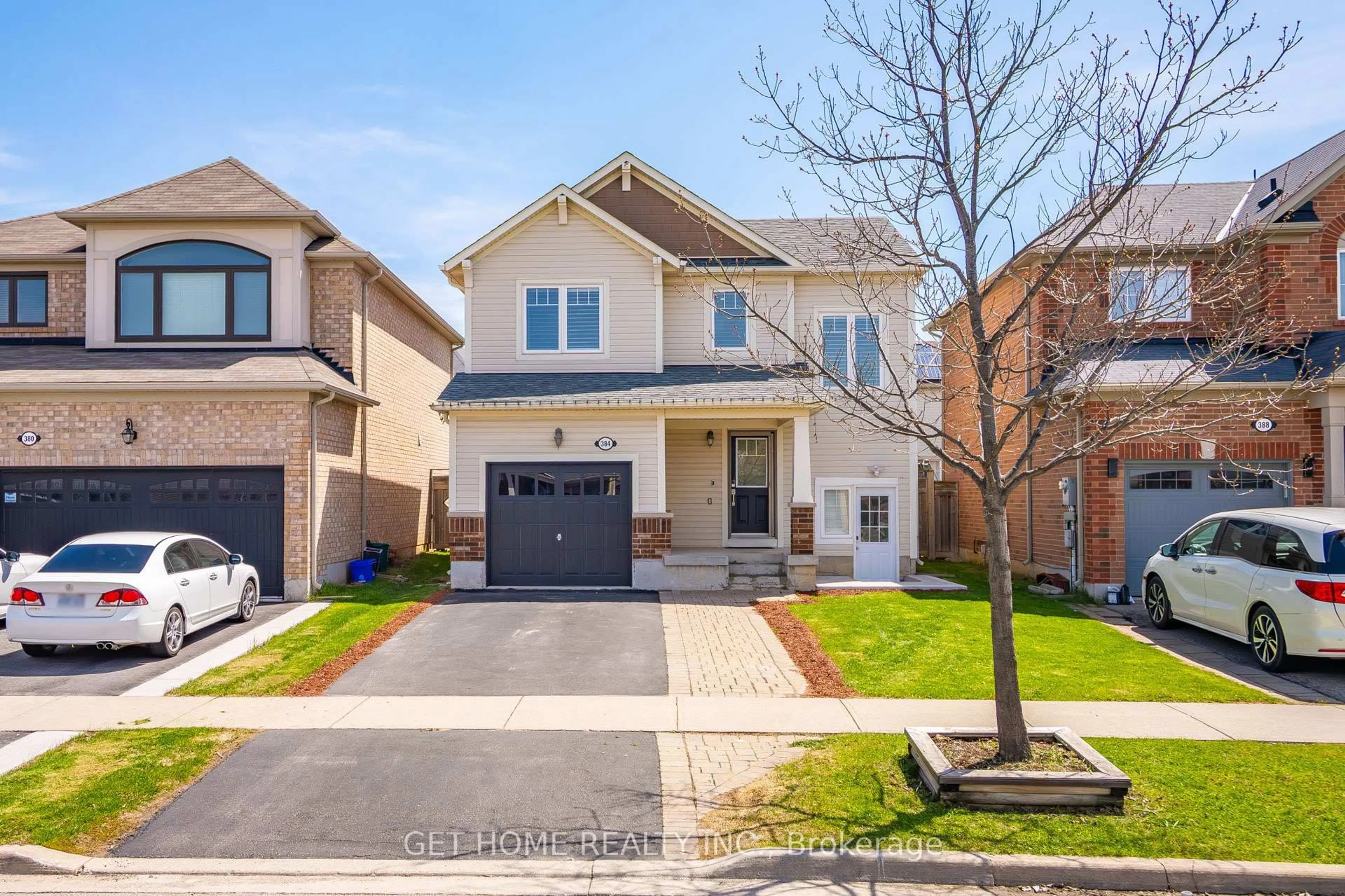Home with brick exterior material, street for 384 Dymott Ave, Milton Ontario L9T 7T9