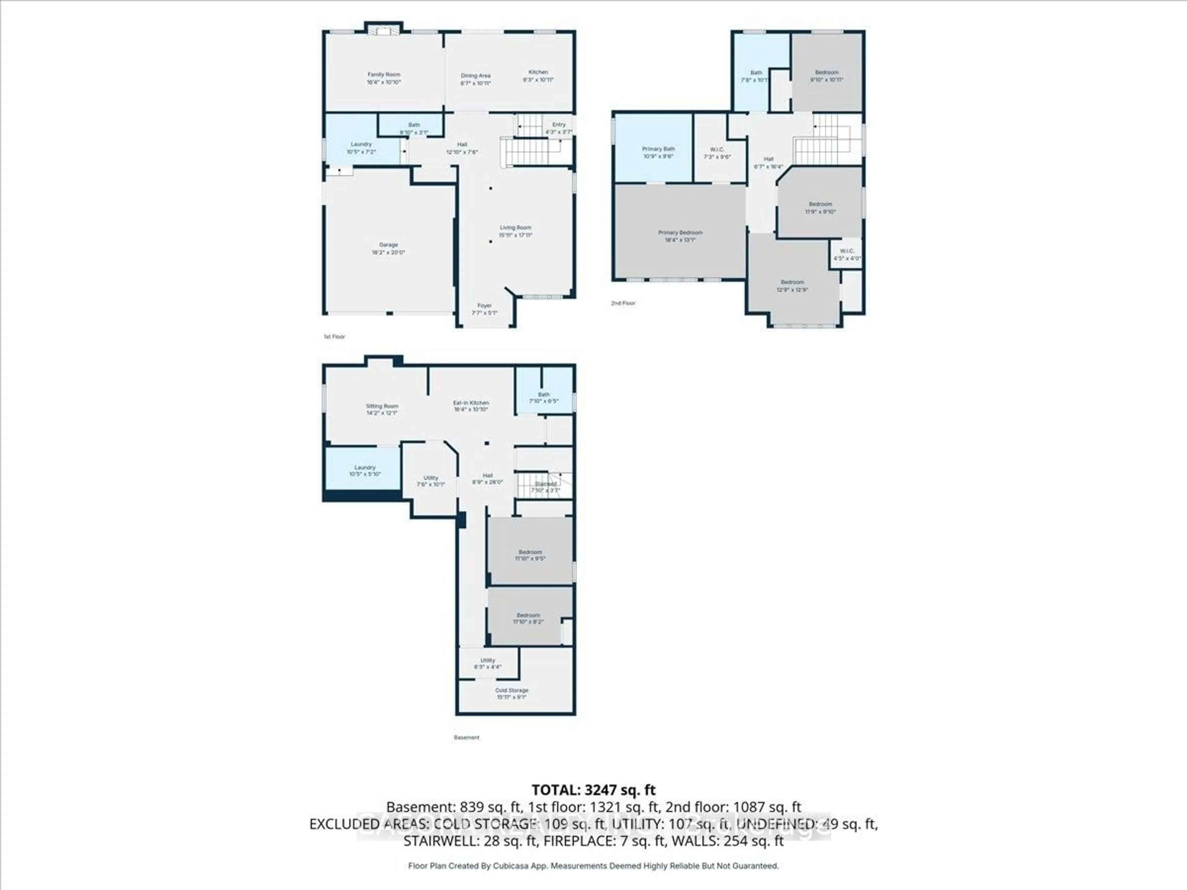 Floor plan for 1017 Woodward Ave, Milton Ontario L9T 5Y2