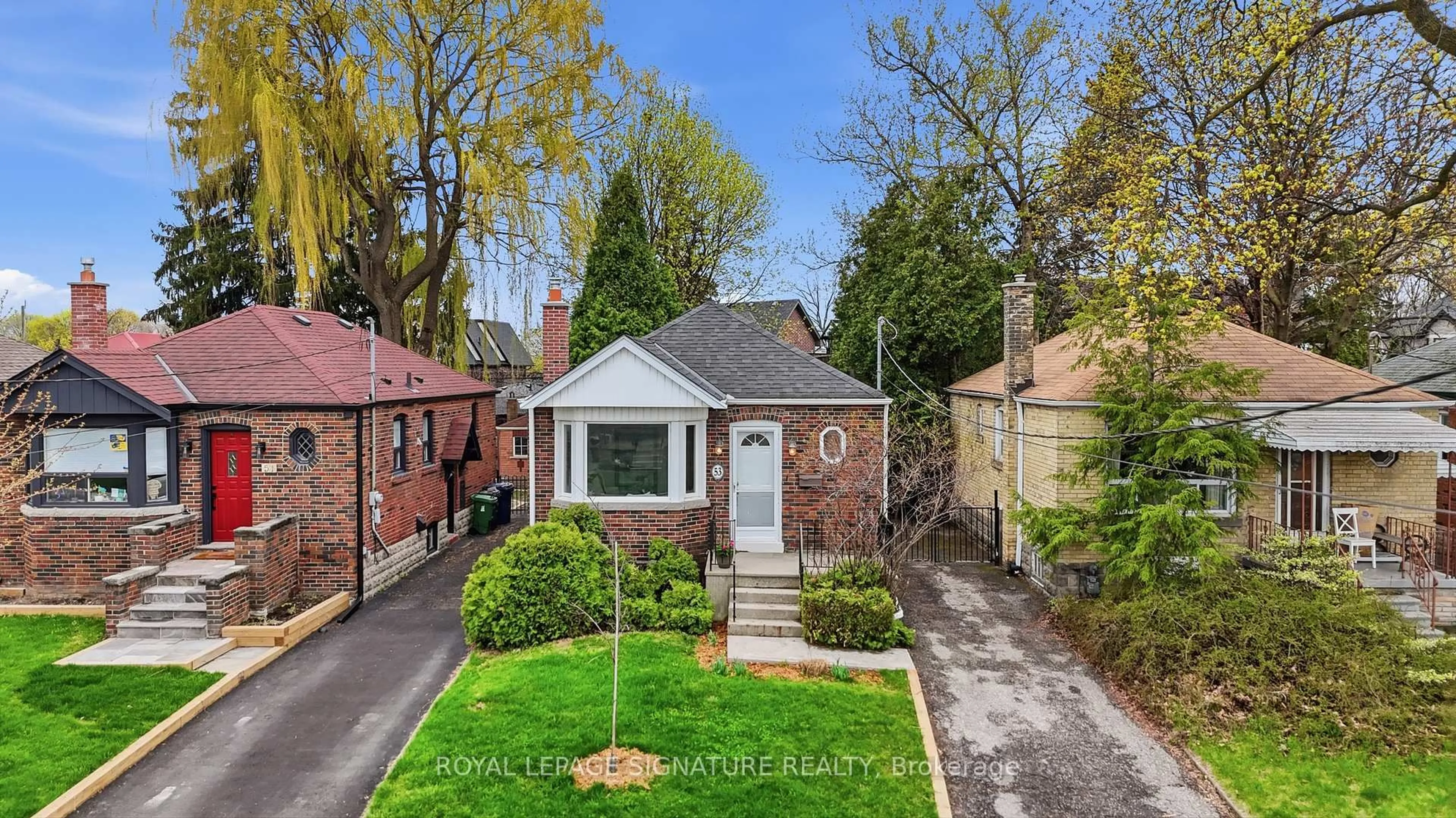Home with brick exterior material, street for 53 Juliet Cres, Toronto Ontario M6M 1N5