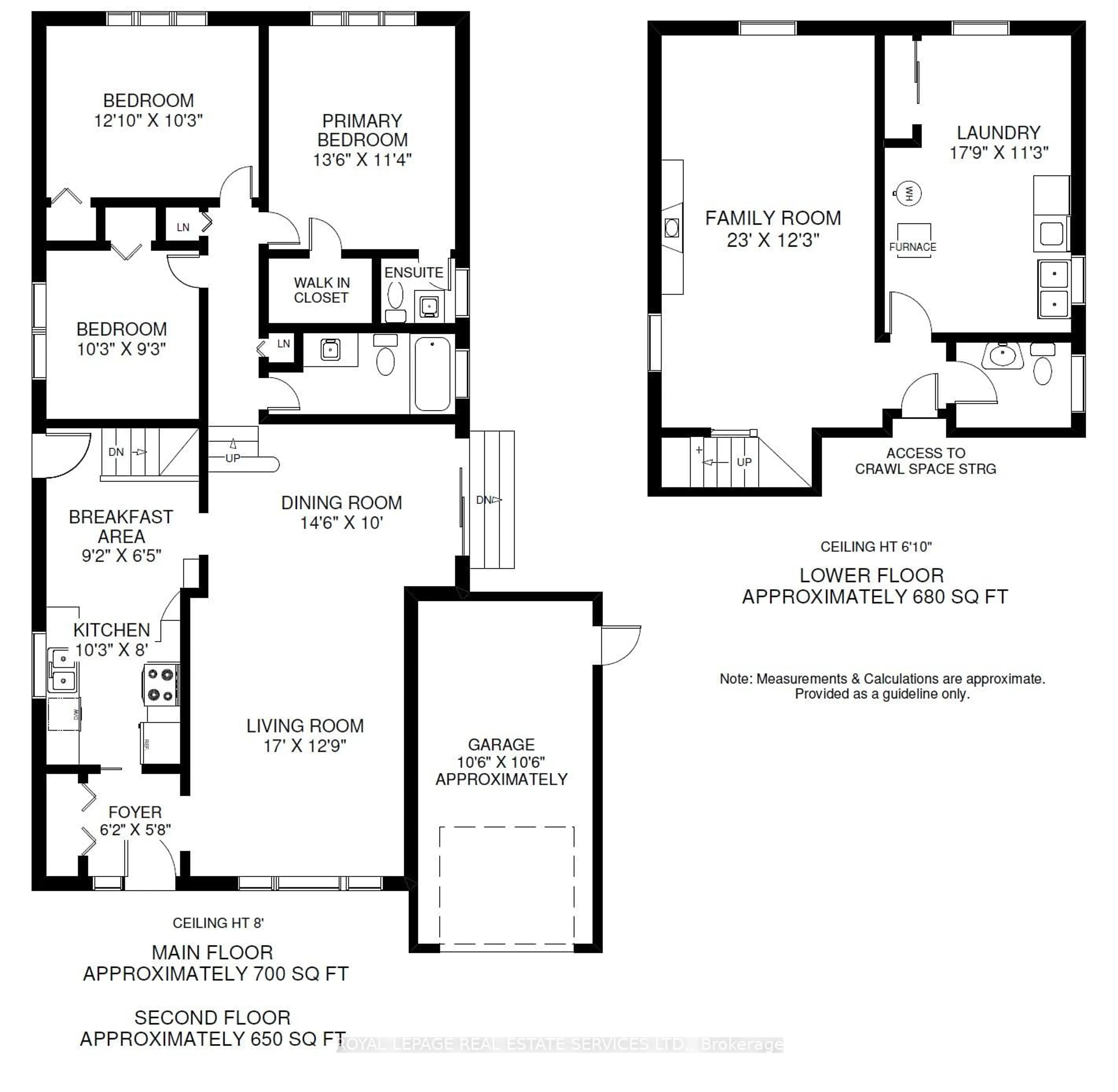 Floor plan for 23 Birchleaf Cres, Toronto Ontario M9R 2L5