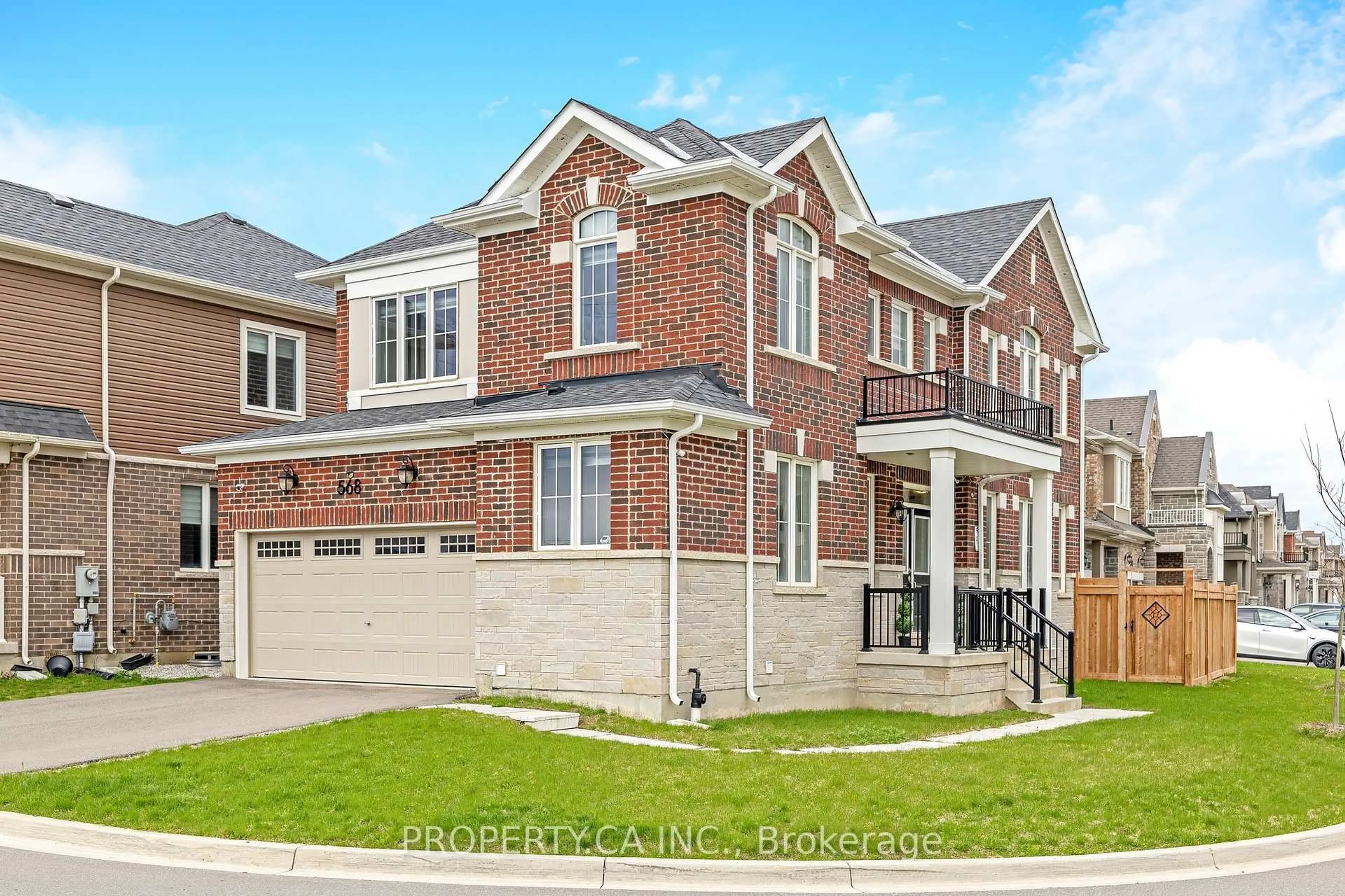 Home with brick exterior material, street for 568 Boyd Lane, Milton Ontario L9E 1W6
