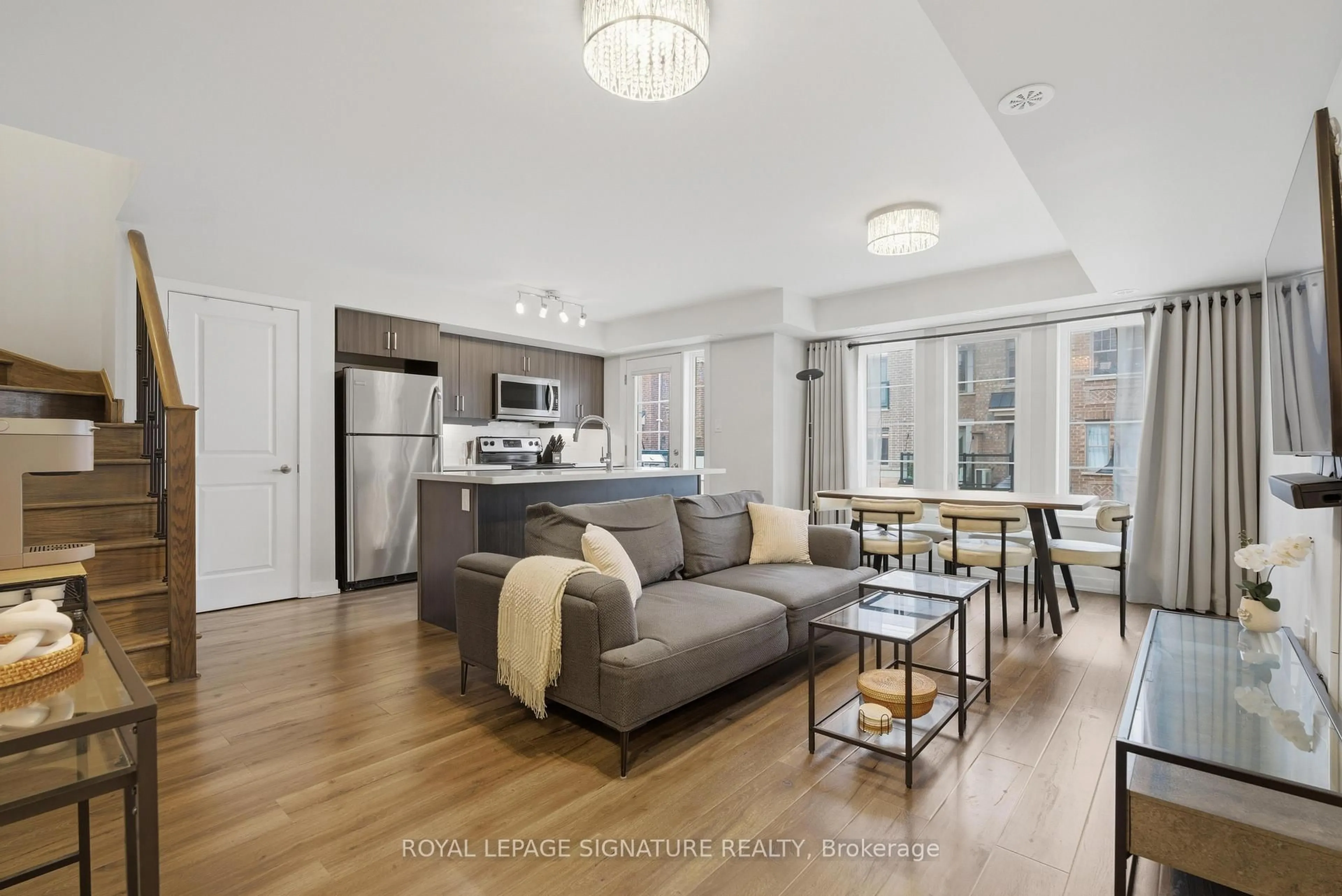 Living room with furniture, unknown for 2315 Sheppard Ave #50, Toronto Ontario M9M 0E8