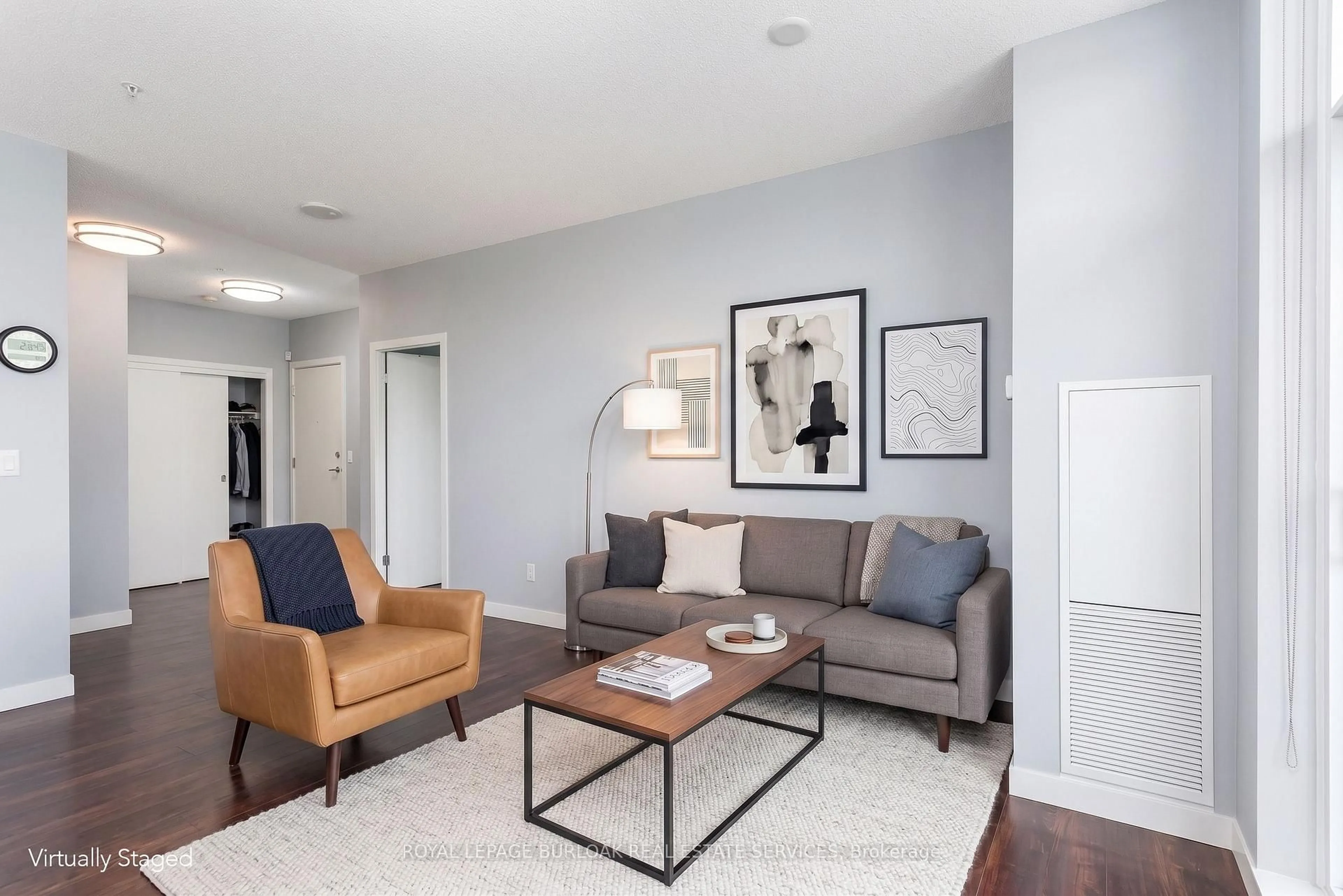 Living room with furniture, unknown for 2081 Fairview St #1201, Burlington Ontario L7R 0E4
