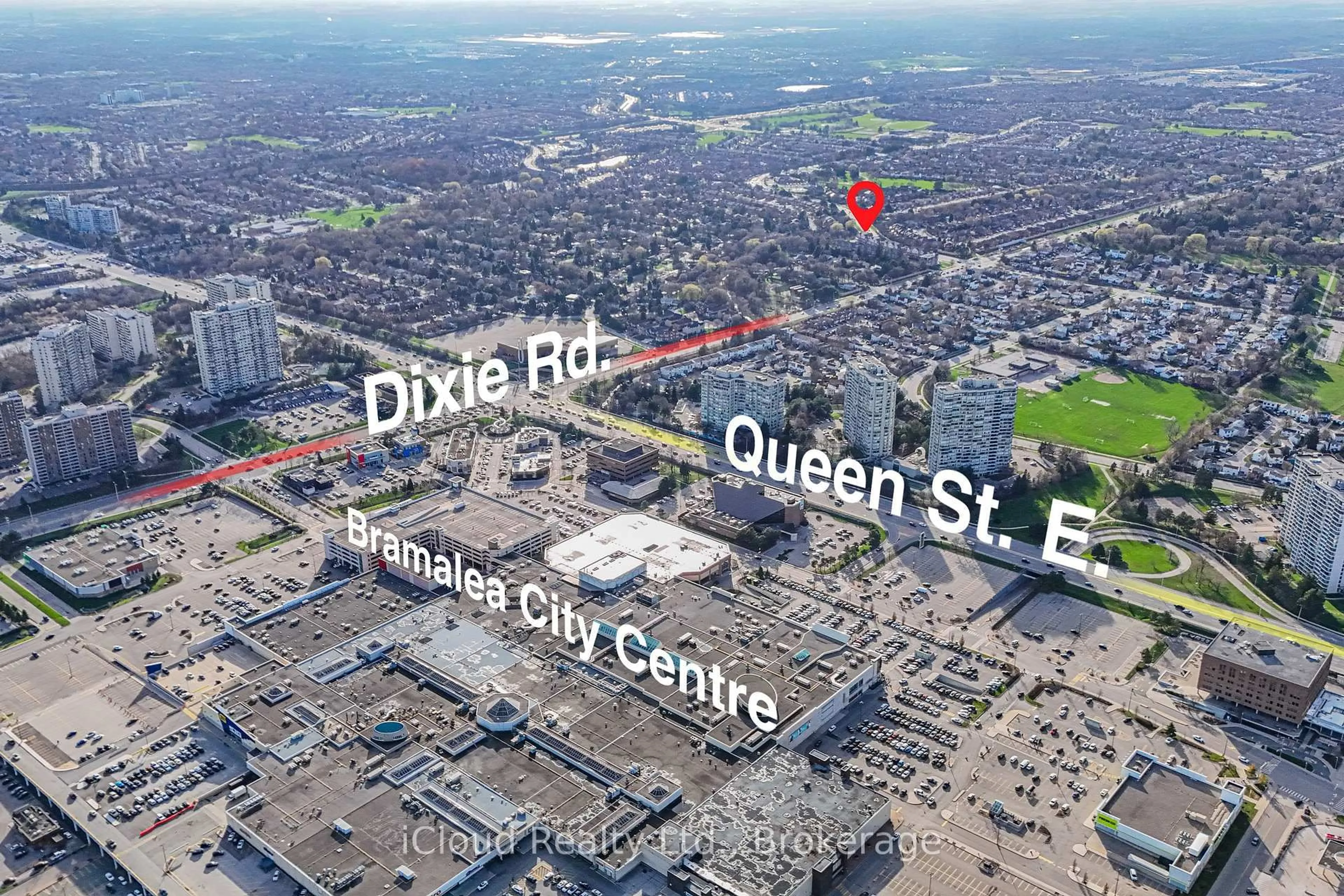 A pic from outside/outdoor area/front of a property/back of a property/a pic from drone, street for 180 Howden Blvd #6, Brampton Ontario L6S 0E3