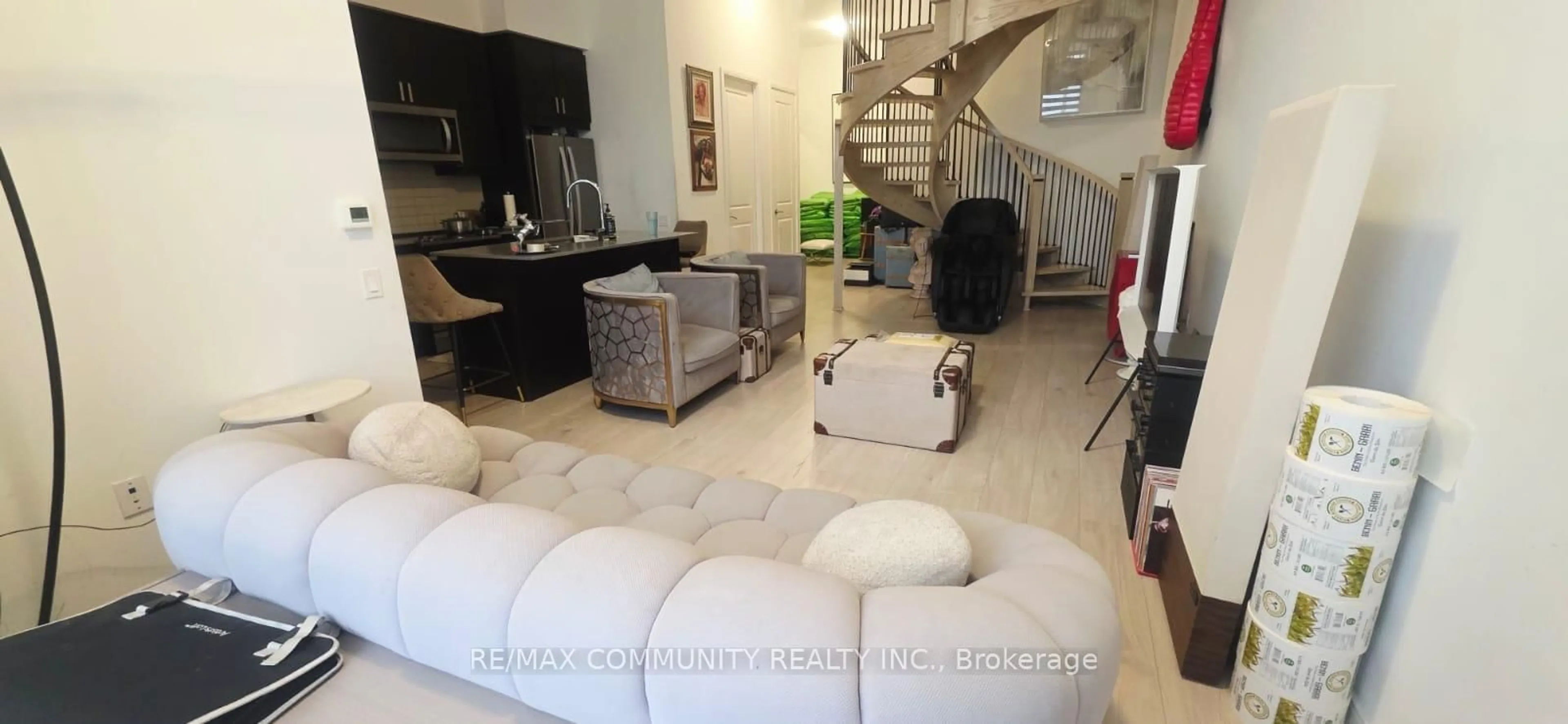 Living room with furniture, unknown for 8 Nahani Way #104, Mississauga Ontario L4Z 4J8