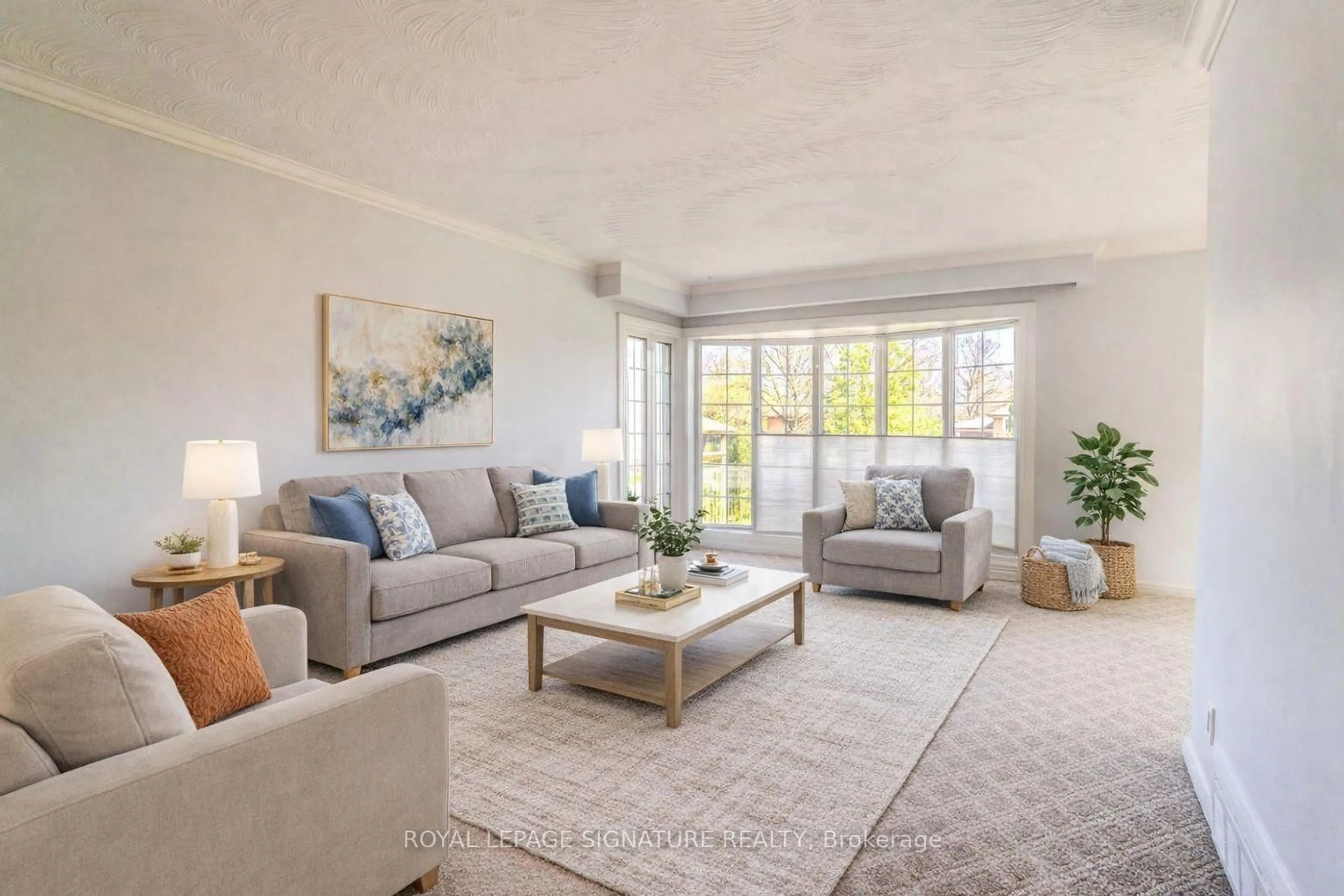 Living room with furniture, unknown for 15 Epsom Downs Dr, Brampton Ontario L6T 1Y7