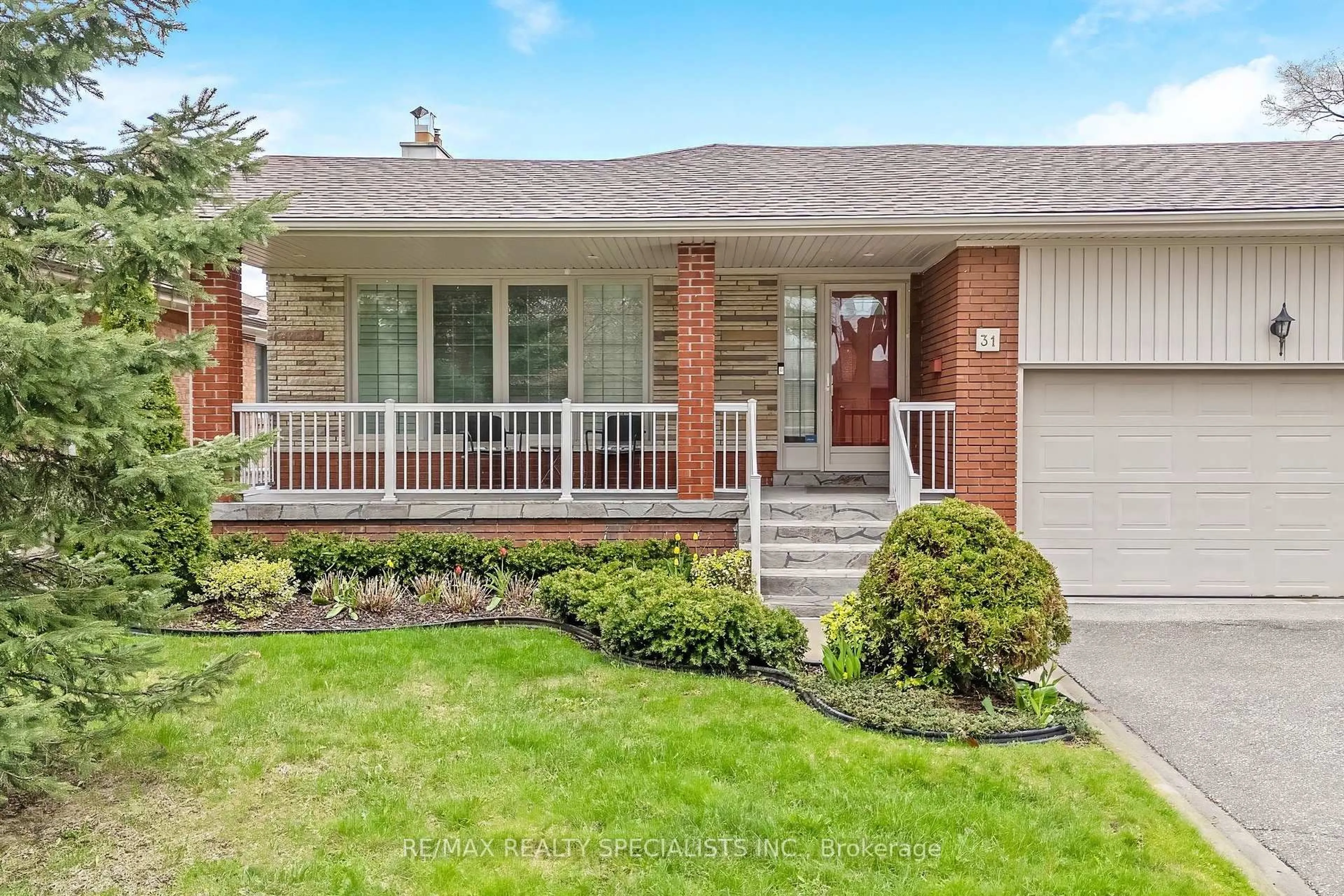 Home with brick exterior material, street for 31 Woodpark Rd, Toronto Ontario M9P 1L9
