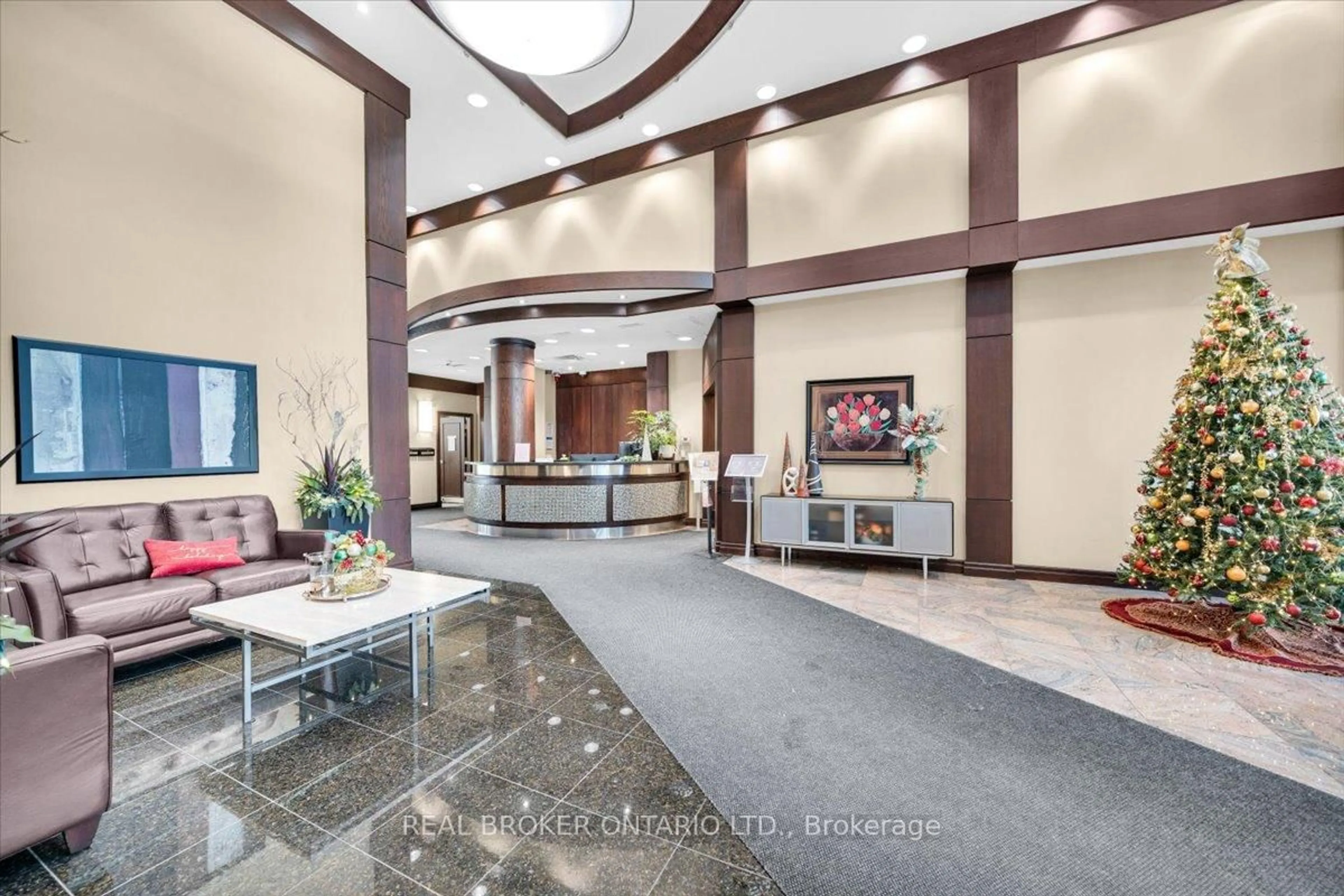 Lobby for 335 Rathburn Rd #312, Mississauga Ontario L5B 0C8