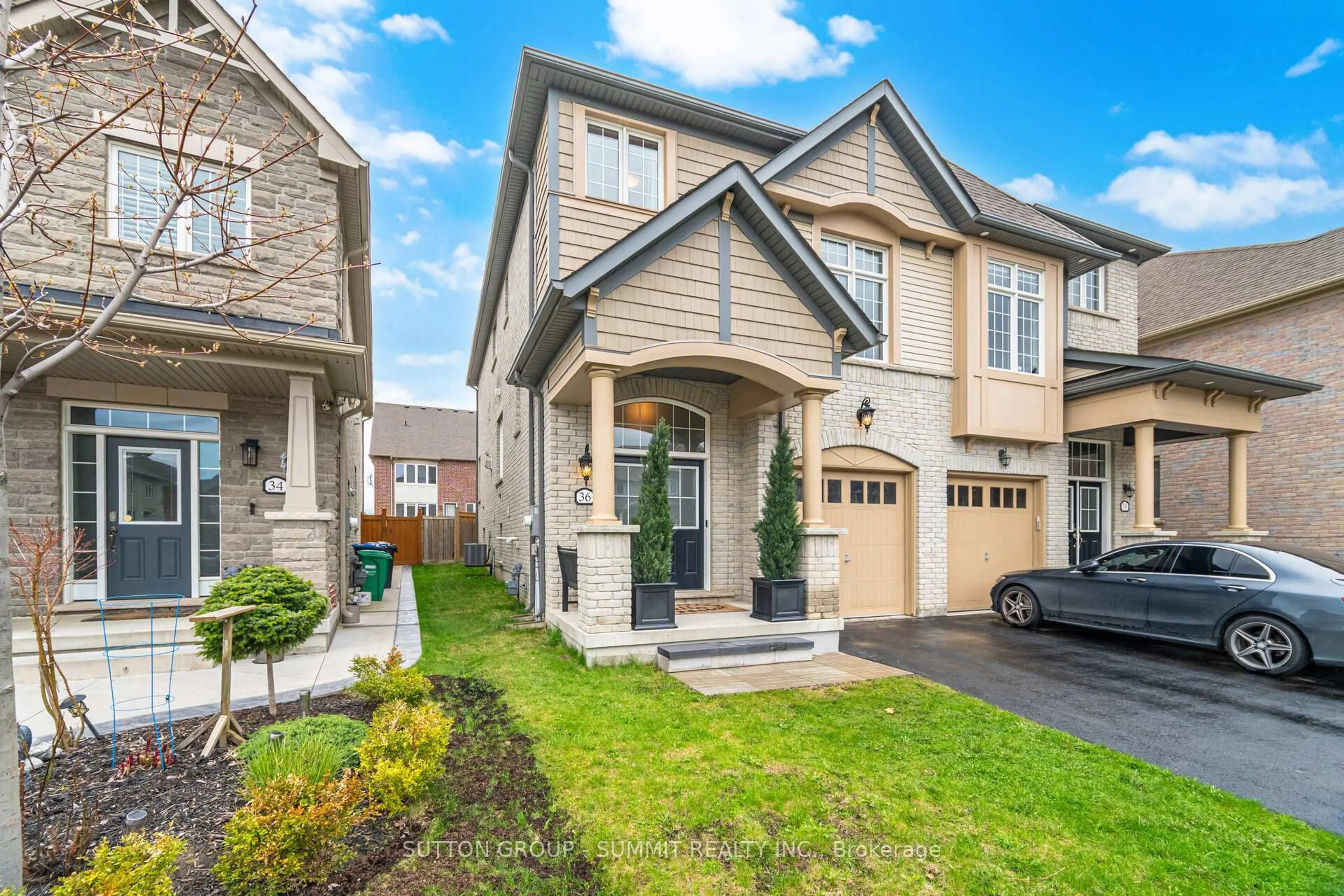 Home with brick exterior material, street for 36 ARCADIA Rd, Caledon Ontario L7C 3W6