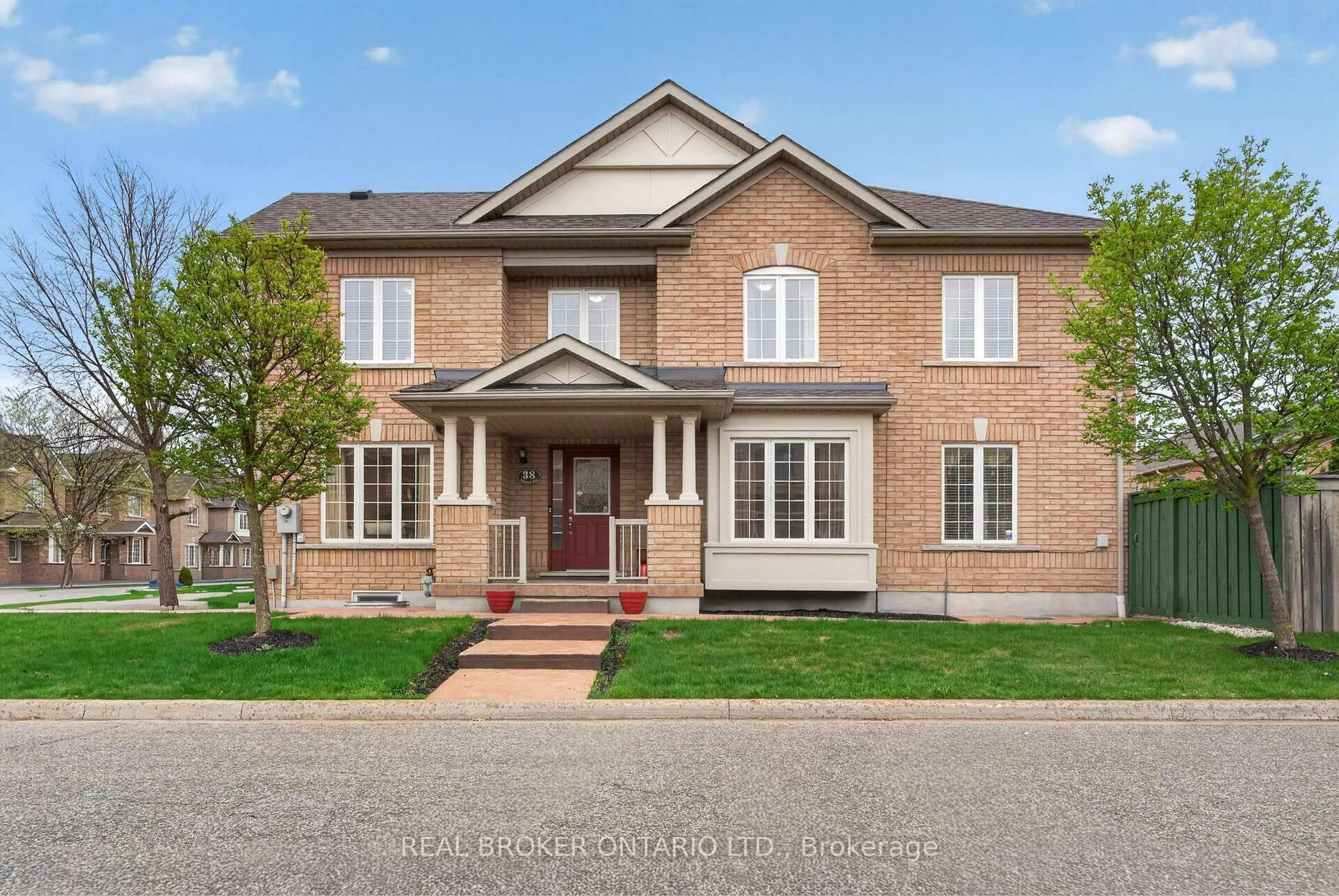Home with brick exterior material, street for 38 Nutwood Way, Brampton Ontario L6R 0X1