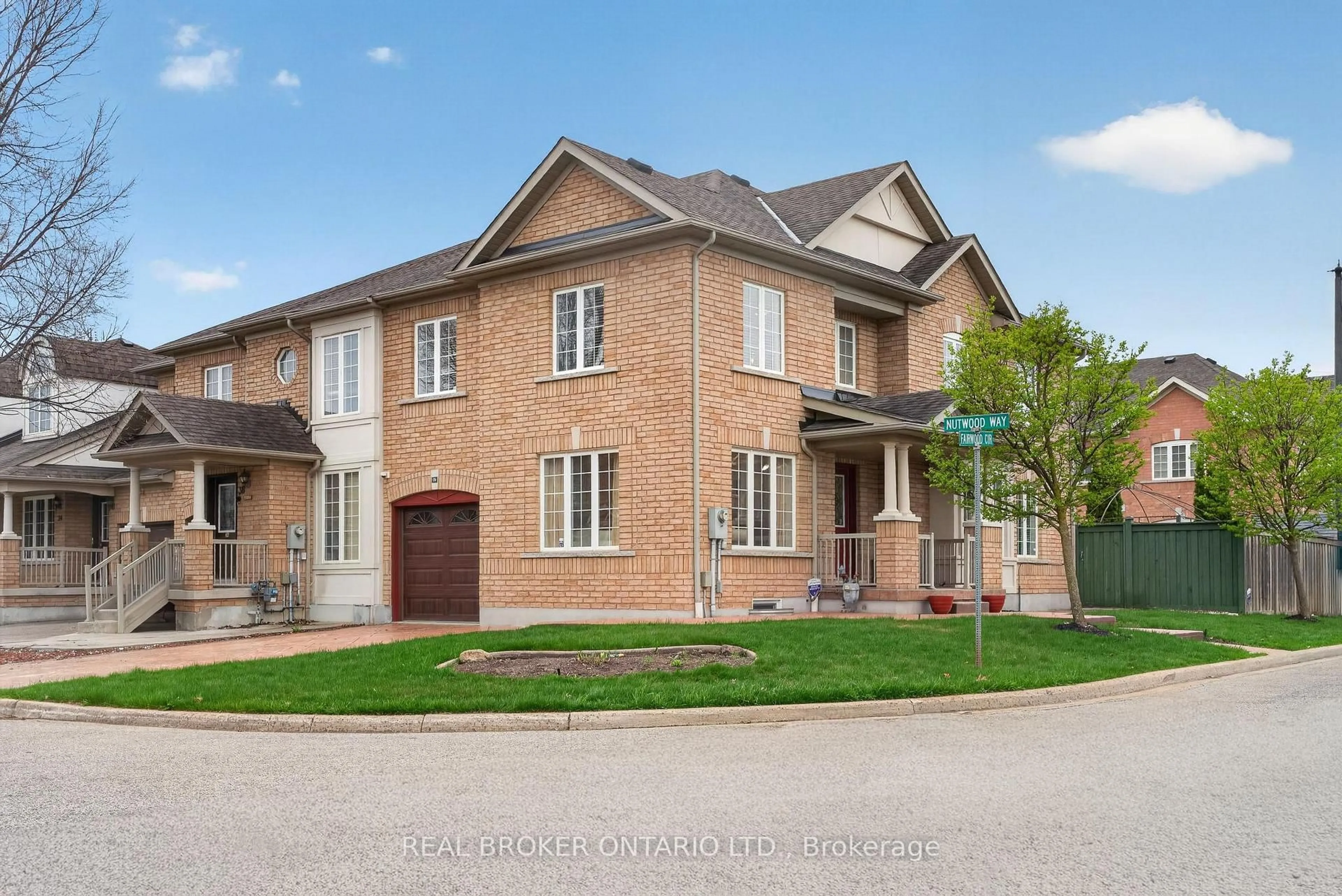 Home with brick exterior material, street for 38 Nutwood Way, Brampton Ontario L6R 0X1