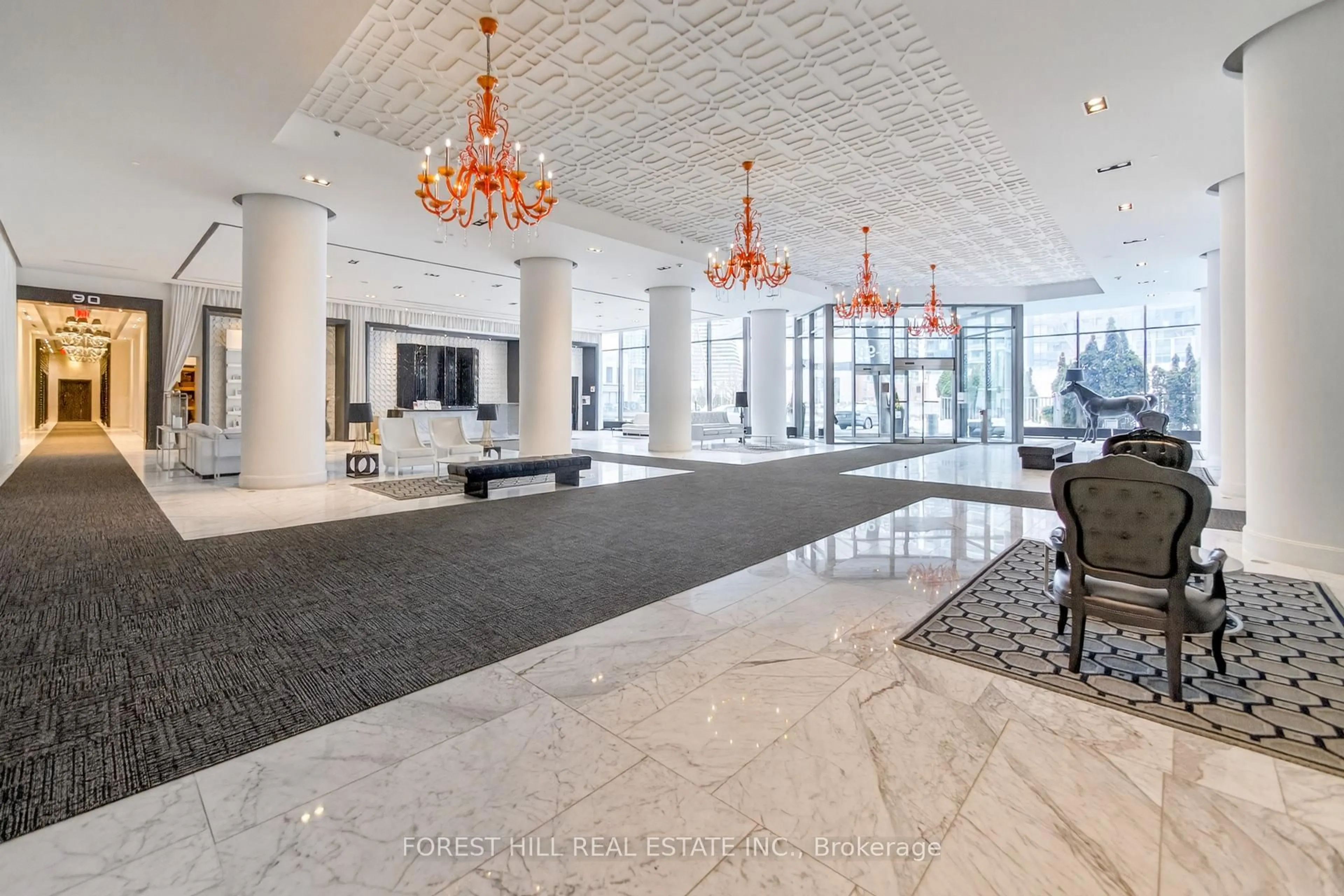 Lobby for 88 Park Lawn Rd #509, Toronto Ontario M8Y 0B5
