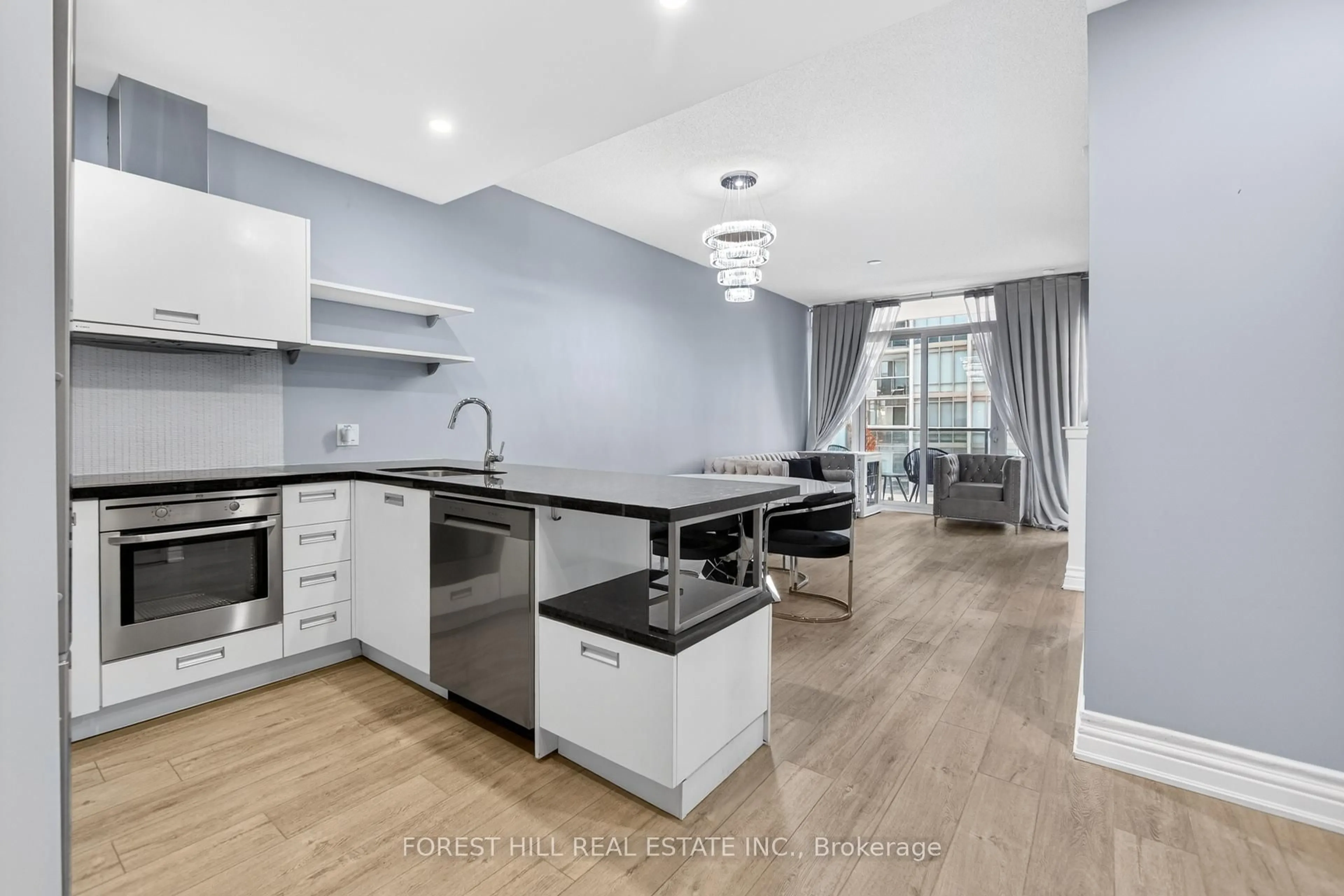 Open concept kitchen, unknown for 88 Park Lawn Rd #509, Toronto Ontario M8Y 0B5