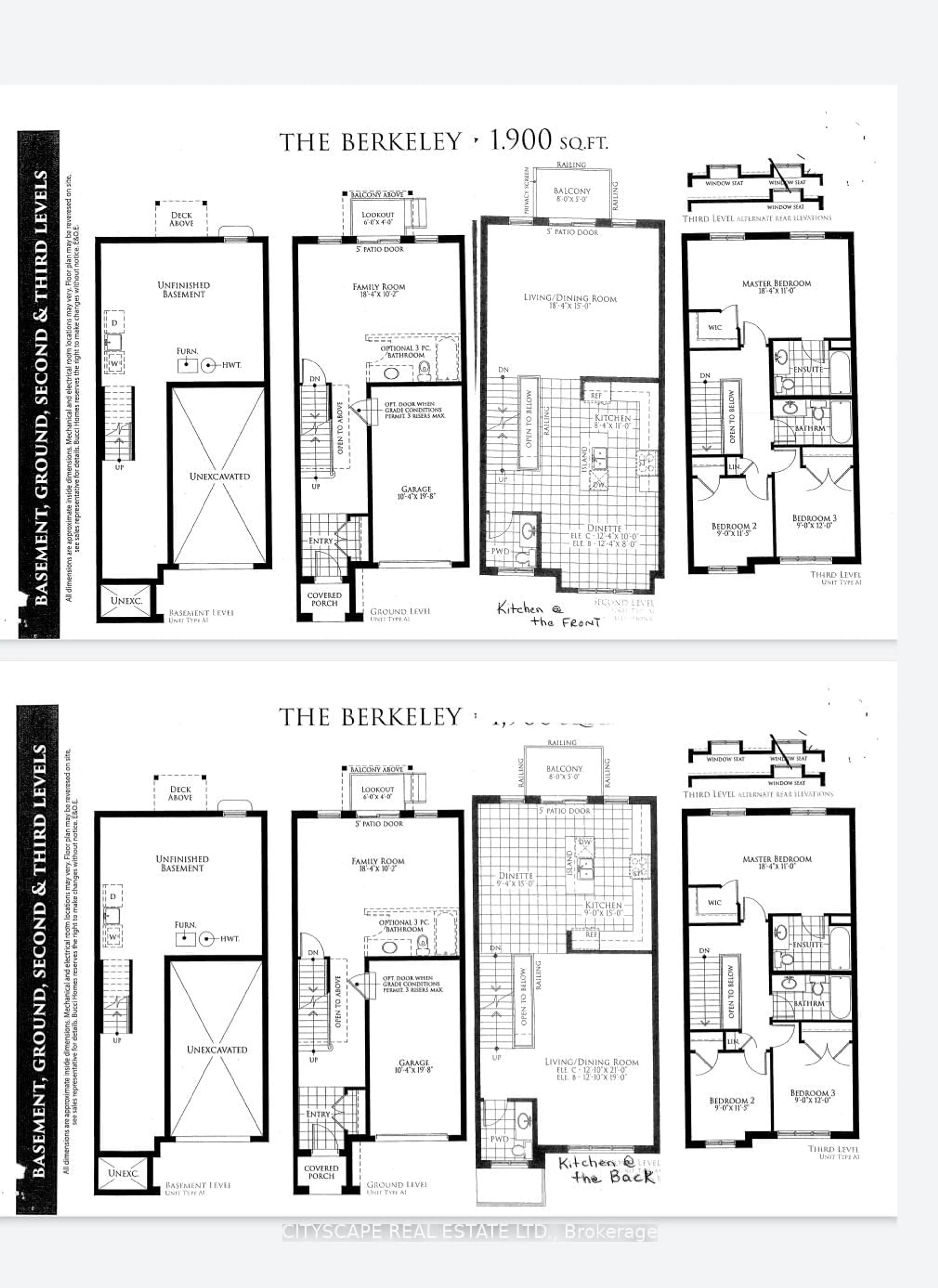 Floor plan for 1790 Dance Crt, Milton Ontario L9E 2A2