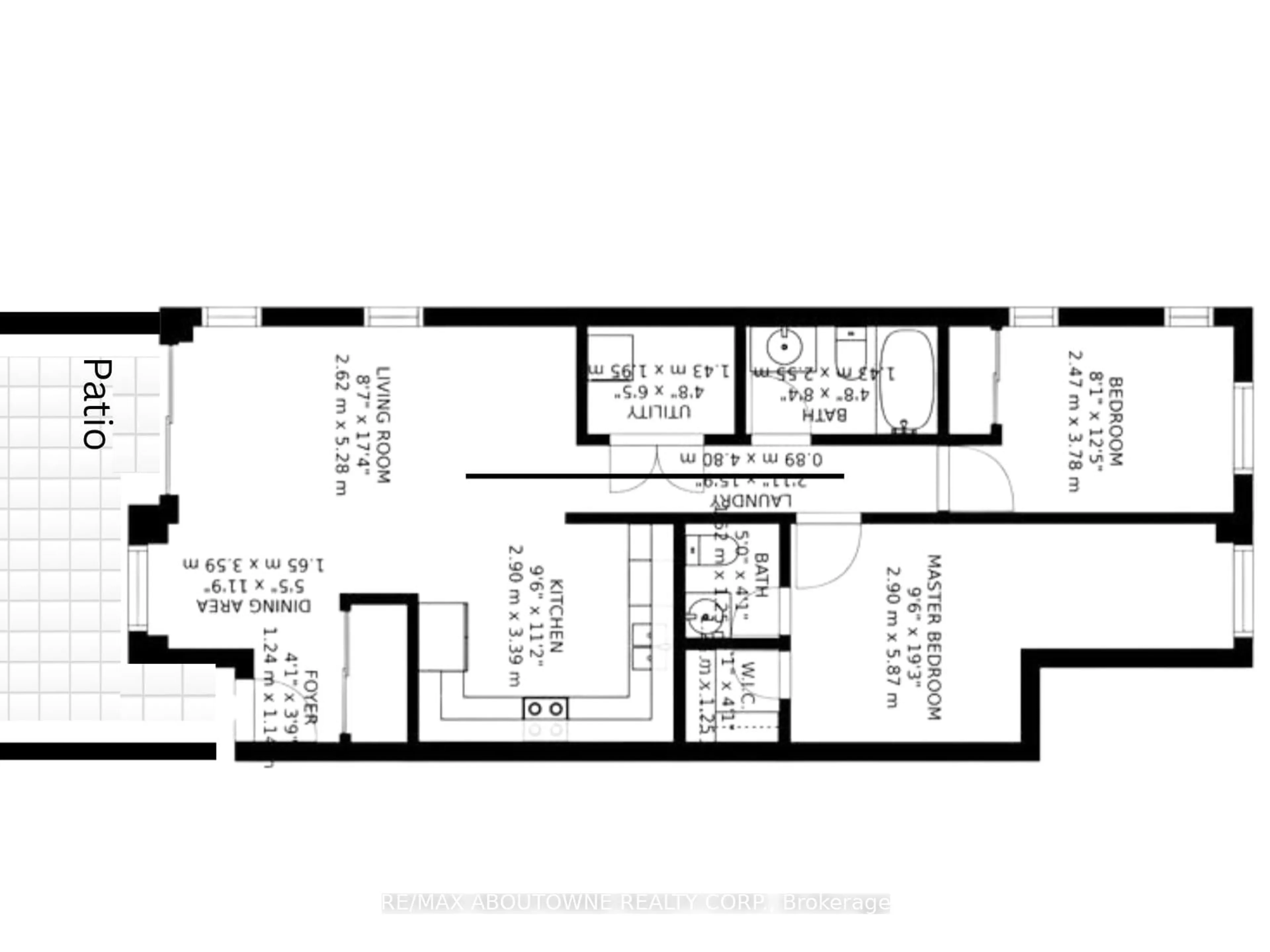 Floor plan for 2441 Greenwich Dr #1, Oakville Ontario L6M 0S3