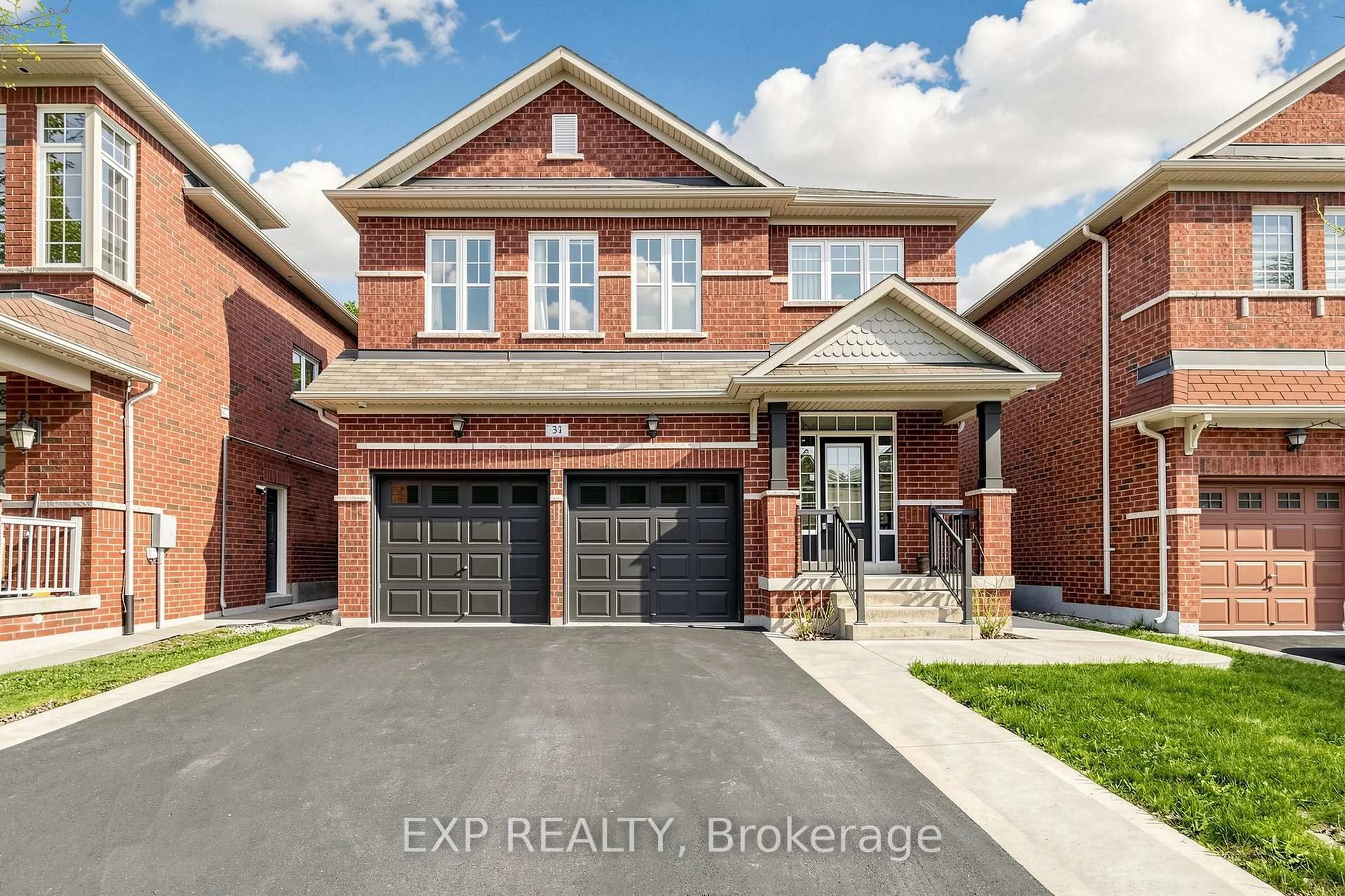 Home with brick exterior material, street for 34 Freesia Rd, Brampton Ontario L7A 0N1